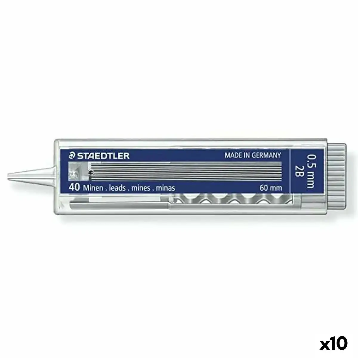 Recharge de mine staedtler 0 5 mm 10 unites _5121. Bienvenue chez DIAYTAR COTE D'IVOIRE - Où Choisir Rime avec Découvrir. Plongez dans notre catalogue et trouvez des produits qui révèlent la diversité et la richesse culturelle du Côte d'Ivoire.