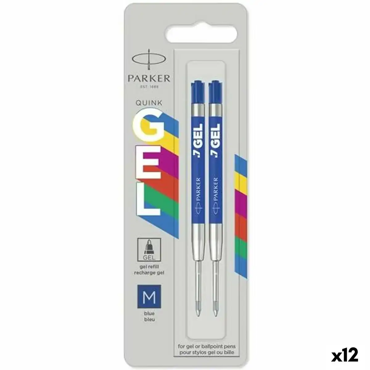Recharge pour stylo parker jotter 2 pieces bleu 12 unites _6344. Entrez dans l'Univers de DIAYTAR COTE D'IVOIRE - Où le Shopping Devient une Découverte. Explorez nos rayons et dénichez des trésors qui illuminent votre quotidien.