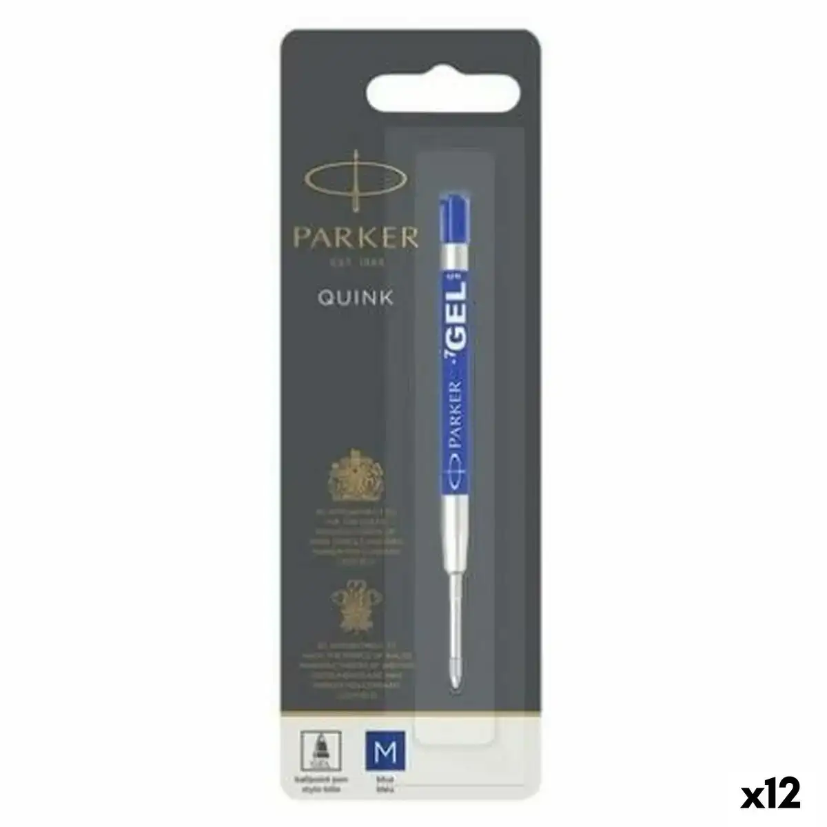 Recharge pour stylo parker quink flow bleu 12 unites _2071. Bienvenue chez DIAYTAR COTE D'IVOIRE - Où Chaque Objet a son Histoire. Découvrez notre sélection méticuleuse et choisissez des articles qui racontent l'âme du Côte d'Ivoire.