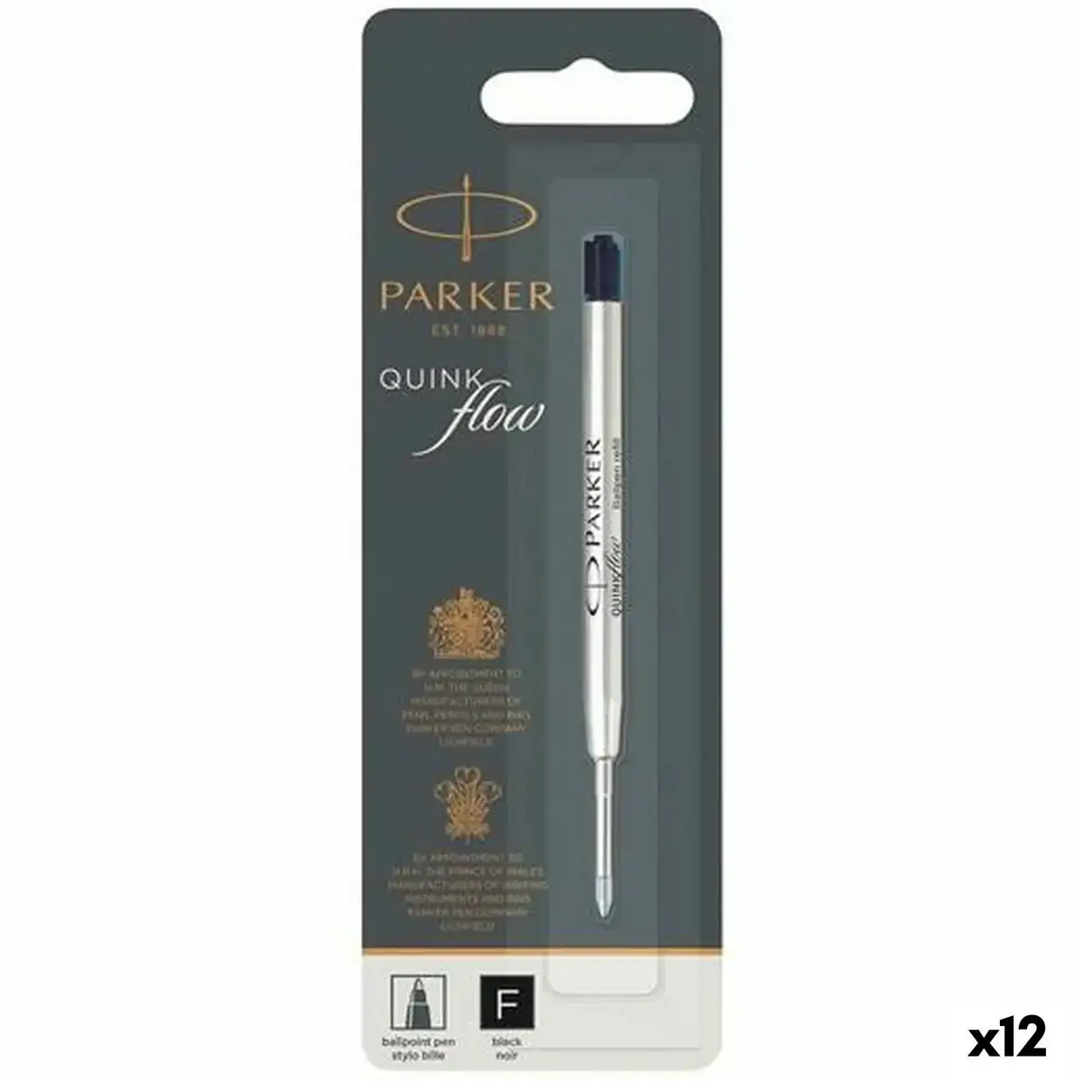 Recharge pour stylo parker quink flow noir 0 8 mm 12 unites _9456. DIAYTAR COTE D'IVOIRE - L'Art de Vivre l'Élégance Accessible. Parcourez notre gamme variée et choisissez des produits qui ajoutent une touche de sophistication à votre style.