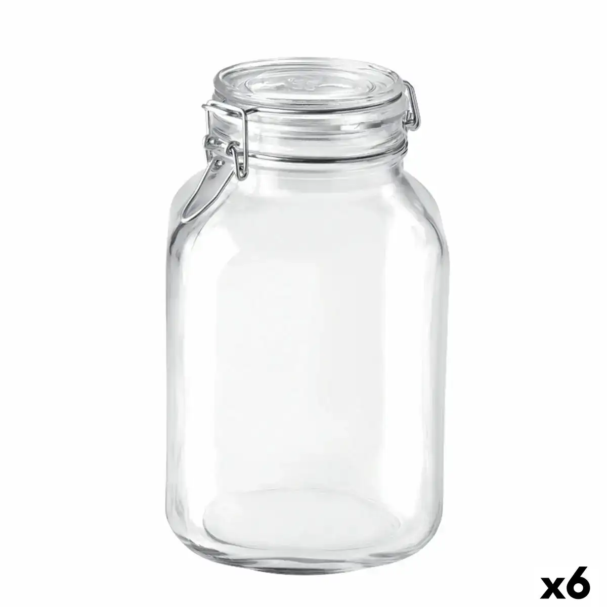 Recipient de conservation des aliments bormioli rocco fido transparent verre 3 l 6 unites _8858. Votre Destination de Choix: DIAYTAR COTE D'IVOIRE - Où l'Authenticité Rencontre la Commodité. Faites l'expérience de magasiner en ligne pour des articles qui incarnent la richesse culturelle et la modernité du Côte d'Ivoire.