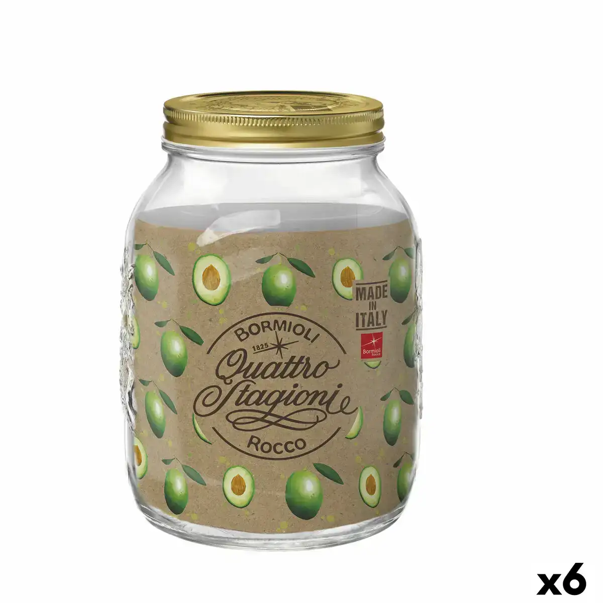 Recipient de conservation des aliments bormioli rocco quattro stagioni transparent verre 3 l 6 unites _4263. DIAYTAR COTE D'IVOIRE - Où Choisir est un Acte de Création. Naviguez à travers notre plateforme et choisissez des produits qui complètent votre histoire personnelle.