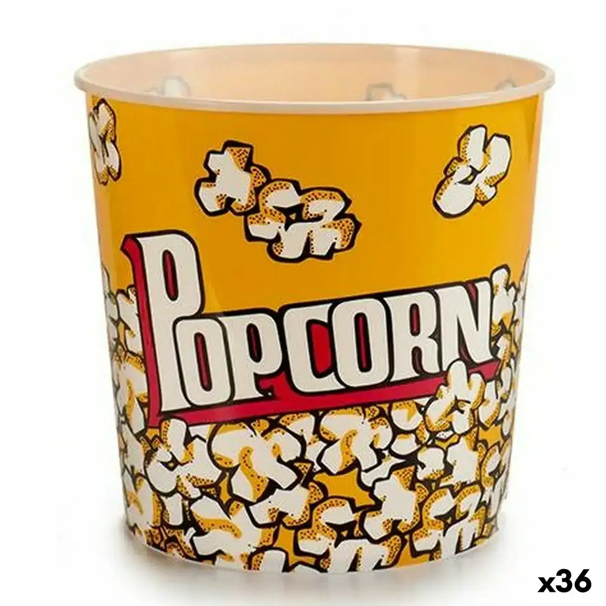 Recipient pour servir les popcorns polypropylene 5 l 21 5 x 20 x 21 5 cm 36 unites _2039. DIAYTAR COTE D'IVOIRE - L'Art de Magasiner sans Frontières. Parcourez notre vaste sélection d'articles et trouvez tout ce dont vous avez besoin, du chic à l'authentique, du moderne au traditionnel.