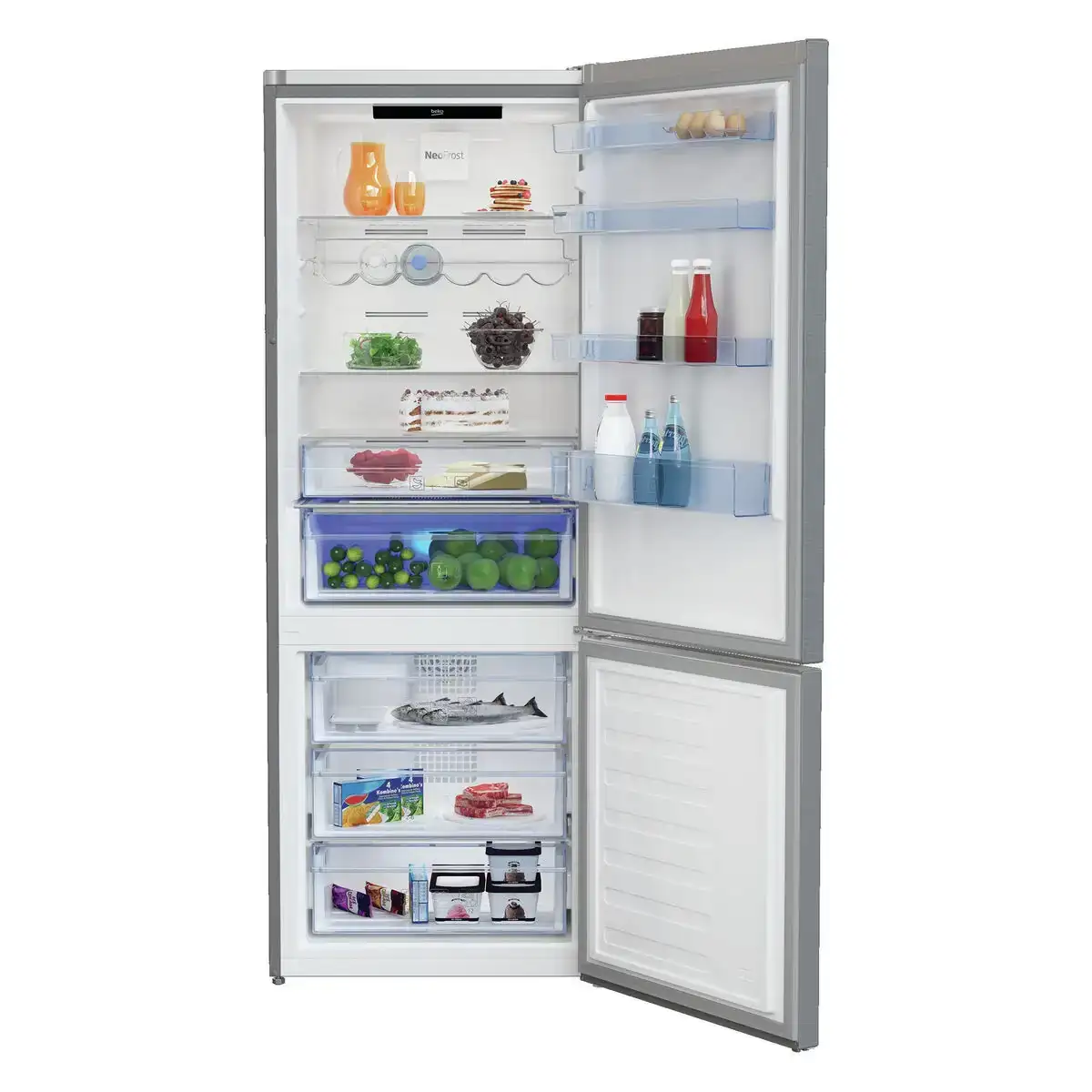 Refrigerateur combine beko rcne560e40zxbn acier inoxydable 70 x 74 5 x 192 cm _2753. DIAYTAR COTE D'IVOIRE - Où l'Élégance se Mêle à l'Authenticité. Naviguez à travers notre boutique en ligne et choisissez des produits qui incarnent le style et la tradition du Côte d'Ivoire.