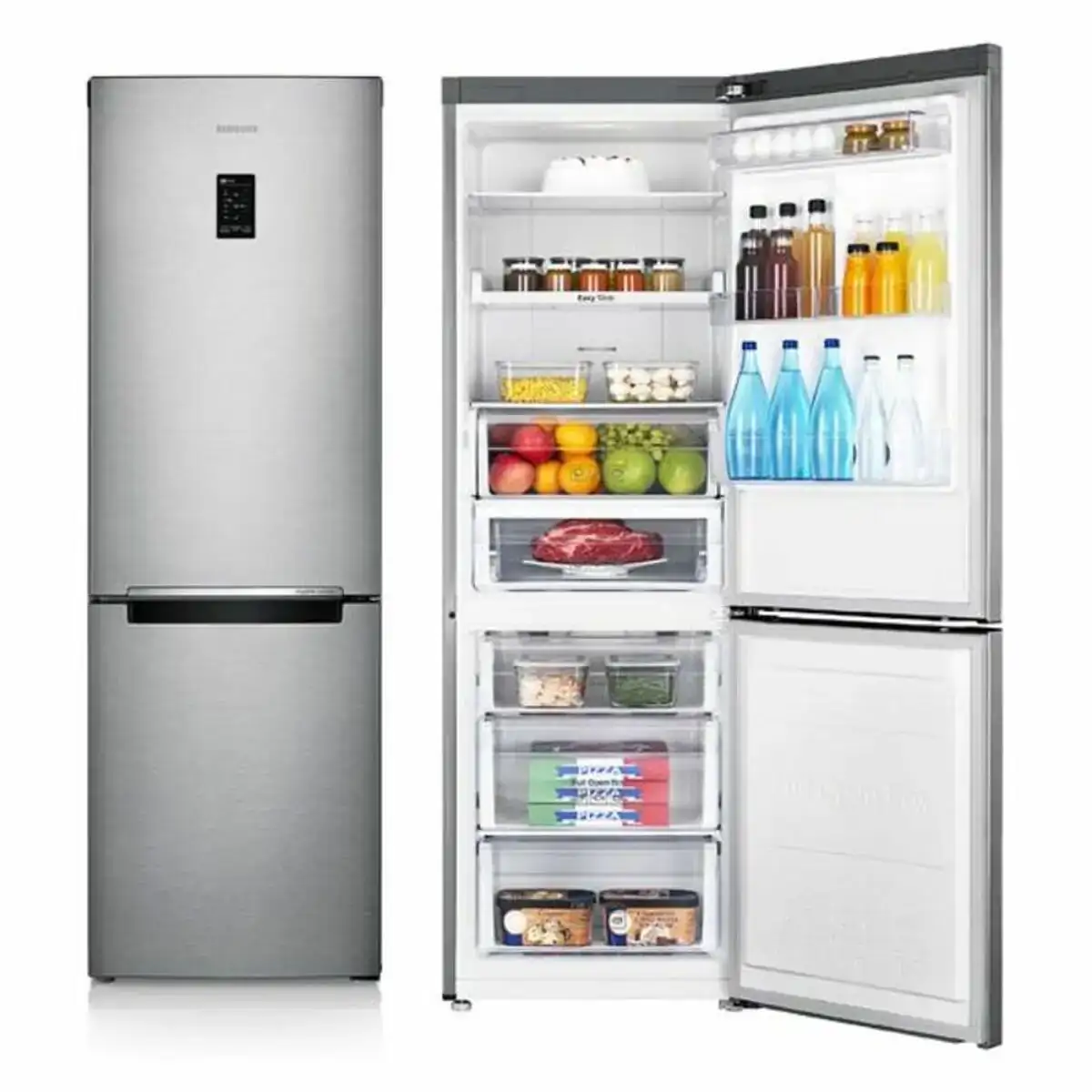 Refrigerateur combine samsung 8806086109635 argente acier 185 x 60 cm _1944. DIAYTAR COTE D'IVOIRE - Où Choisir Devient une Découverte. Explorez notre boutique en ligne et trouvez des articles qui vous surprennent et vous ravissent à chaque clic.