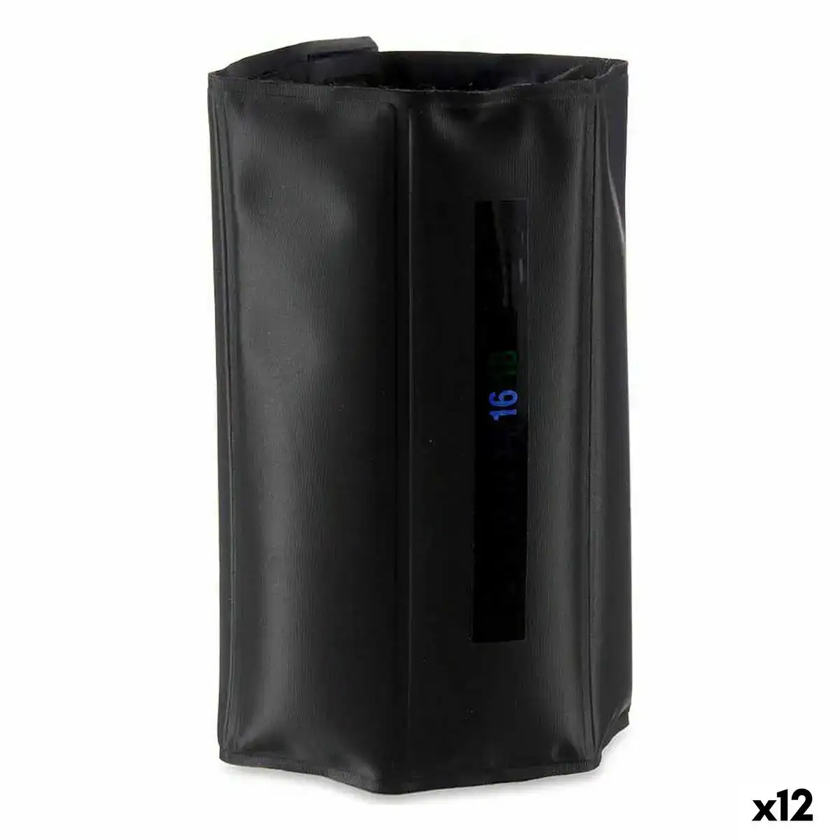 Refroidisseur de bouteilles thermometre noir polyester pvc 12 unites _3163. Bienvenue chez DIAYTAR COTE D'IVOIRE - Où le Shopping Devient un Voyage. Explorez notre plateforme pour dénicher des produits uniques, racontant l'histoire et l'âme du Côte d'Ivoire.