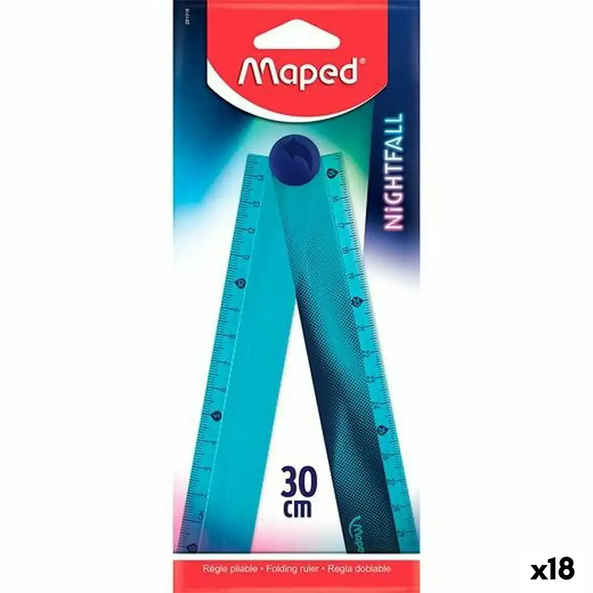 Regle maped nightfall bleu plastique 30 cm 18 unites_7958. DIAYTAR COTE D'IVOIRE - L'Univers du Choix et de l'Authenticité. Explorez notre catalogue et découvrez des articles qui incarnent le patrimoine du Côte d'Ivoire et la modernité du monde.