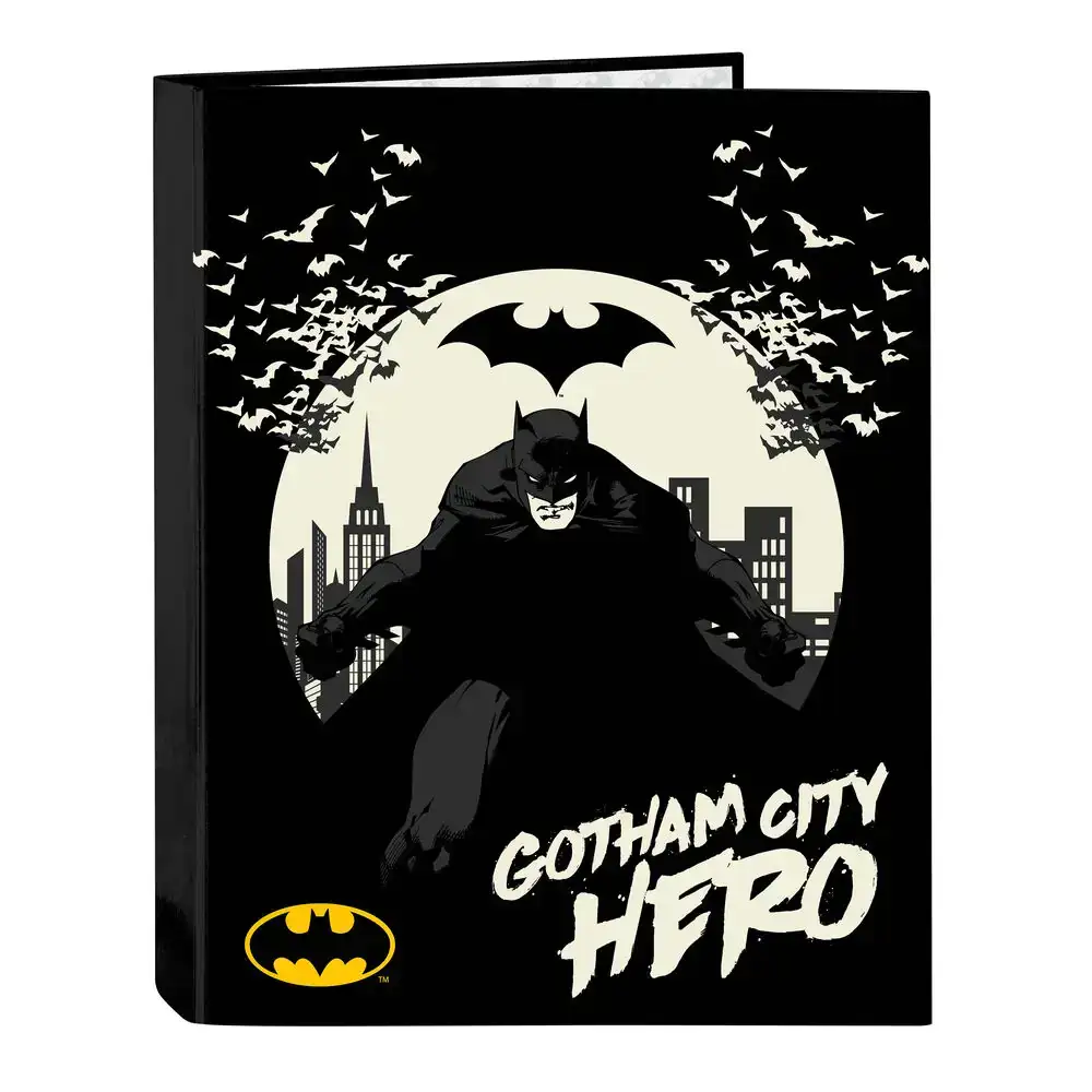 Reliure a anneaux batman hero noir a4 26 5 x 33 x 4 cm _5007. DIAYTAR COTE D'IVOIRE - L'Art de Vivre le Shopping Authentique. Découvrez notre boutique en ligne et trouvez des produits qui célèbrent la culture et l'héritage du Côte d'Ivoire.