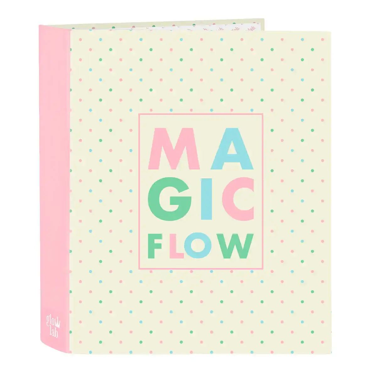Reliure a anneaux glow lab magic flow beige a4 27 x 33 x 6 cm _7332. DIAYTAR COTE D'IVOIRE - Où Choisir est un Acte de Création. Naviguez à travers notre plateforme et choisissez des produits qui complètent votre histoire personnelle.