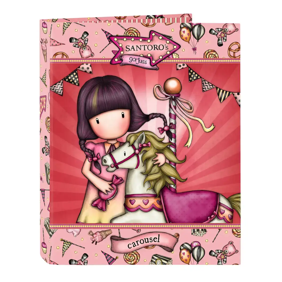 Reliure a anneaux gorjuss carousel saumon a4 26 5 x 33 x 4 cm _9160. Entrez dans l'Univers de DIAYTAR COTE D'IVOIRE - Où Chaque Produit est une Découverte. Explorez notre gamme variée et trouvez des articles qui vous surprennent et vous inspirent.