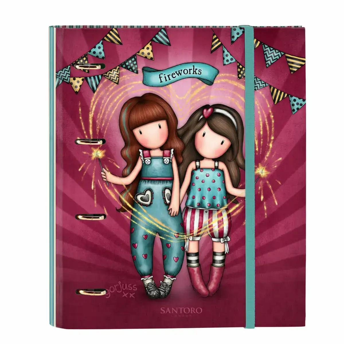 Reliure a anneaux gorjuss fireworks bordeaux 27 x 32 x 3 5 cm _6563. Entrez dans l'Univers de DIAYTAR COTE D'IVOIRE - Où Chaque Produit a son Histoire. Explorez notre catalogue et découvrez des trésors qui racontent la riche culture du Côte d'Ivoire.
