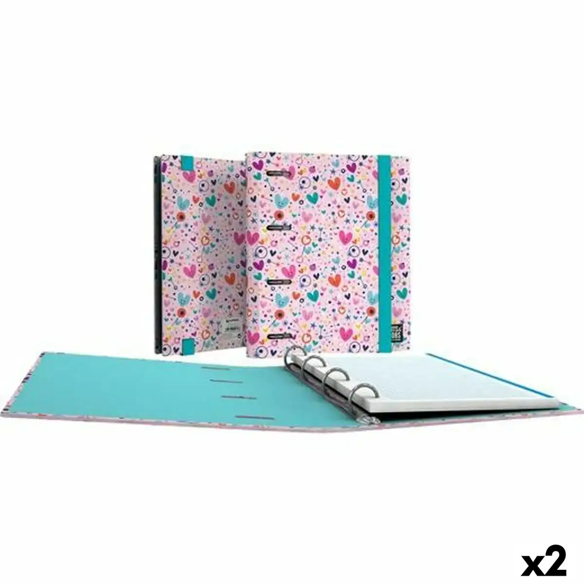 Reliure a anneaux grafoplas carpebook hearts rose a5 2 unites _6882. DIAYTAR COTE D'IVOIRE - Où Choisir est une Célébration de l'Artisanat Local. Découvrez notre boutique en ligne et choisissez des produits qui incarnent la passion des artisans sénégalais.