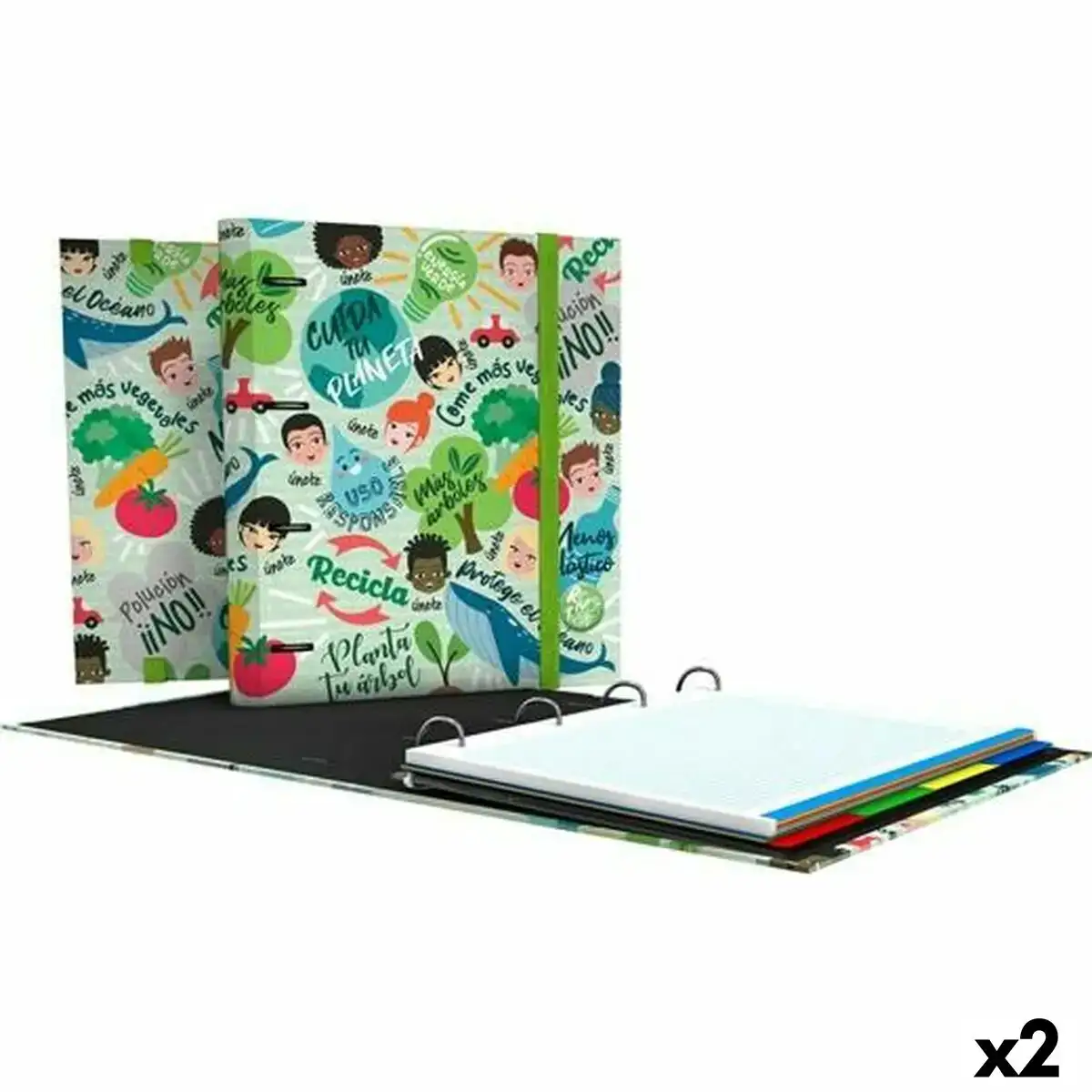 Reliure a anneaux grafoplas carpebook revolution green vert a4 2 unites _7777. DIAYTAR COTE D'IVOIRE - Votre Oasis de Shopping en Ligne. Explorez notre boutique et découvrez des produits qui ajoutent une touche de magie à votre quotidien.
