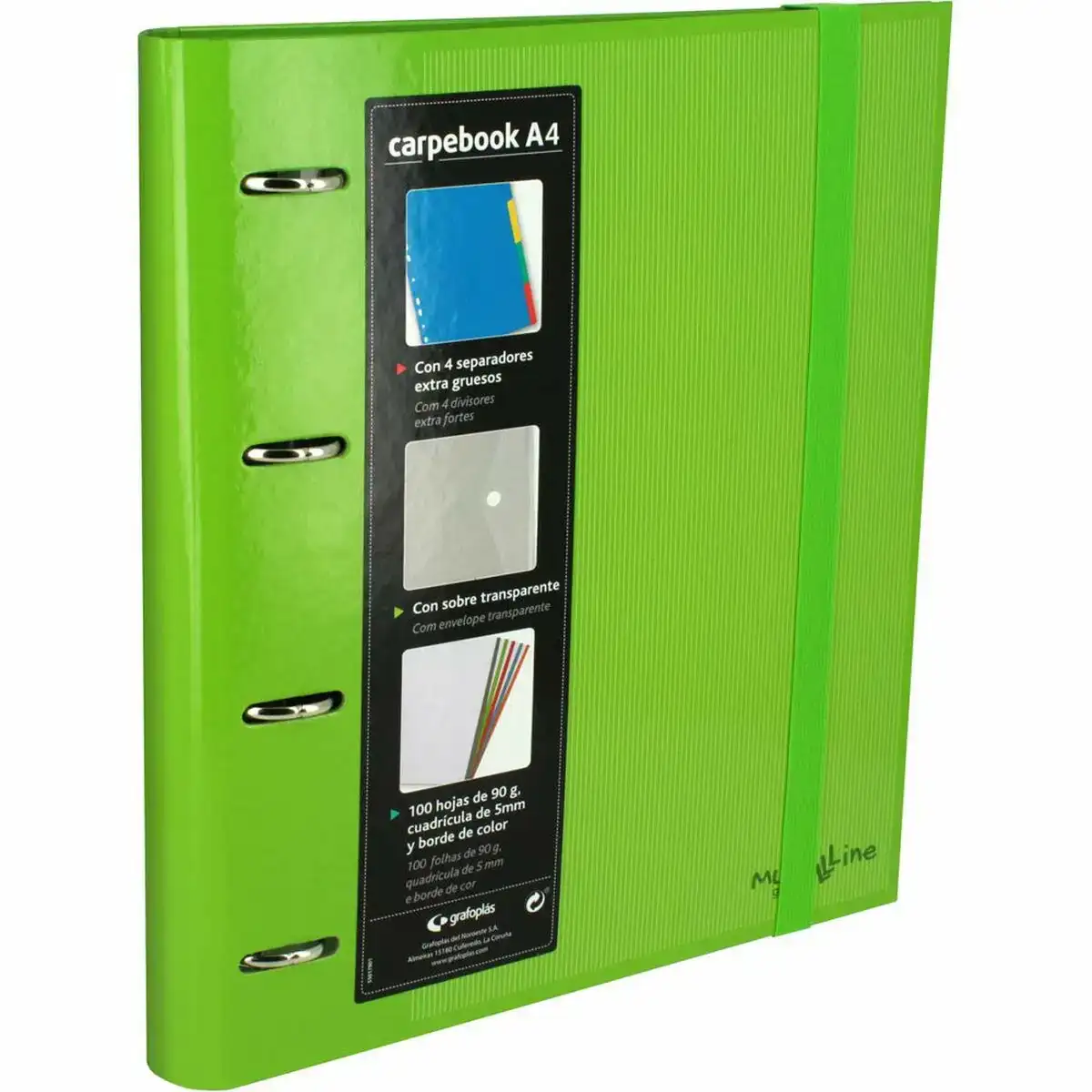 Reliure a anneaux grafoplas carpebook vert 32 x 28 x 4 cm _7241. DIAYTAR COTE D'IVOIRE - Votre Plateforme Shopping, Votre Choix Éclairé. Explorez nos offres et choisissez des articles de qualité qui reflètent votre style et vos valeurs.
