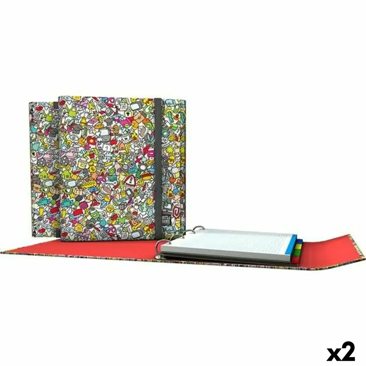 Reliure a anneaux grafoplas carpeplus icons multicouleur a4 2 unites _3257. DIAYTAR COTE D'IVOIRE - Votre Pass vers la Découverte. Explorez notre boutique en ligne et plongez dans un voyage à travers des produits authentiques et contemporains, tous réunis sous un même toit.