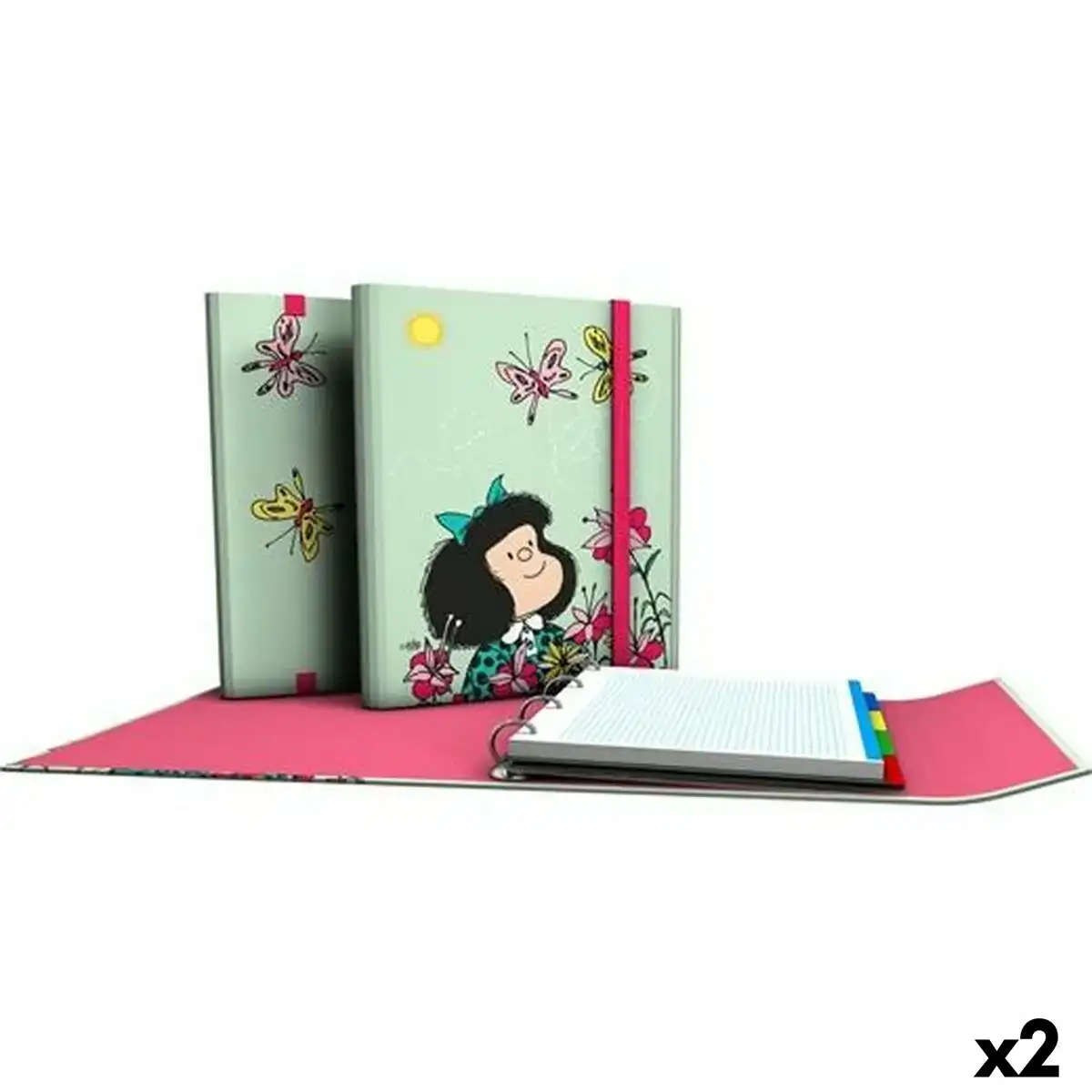 Reliure a anneaux grafoplas carpeplus mafalda vert a4 2 unites _2698. DIAYTAR COTE D'IVOIRE - Votre Source de Découvertes Shopping. Découvrez des trésors dans notre boutique en ligne, allant des articles artisanaux aux innovations modernes.