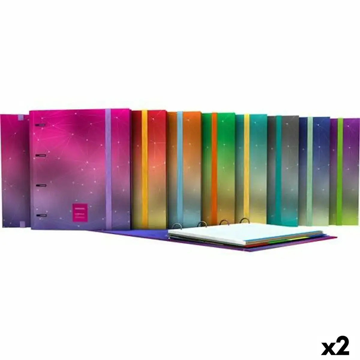 Reliure a anneaux grafoplas violet metallique a4 2 unites_1816. Entrez dans l'Univers de DIAYTAR COTE D'IVOIRE - Où Chaque Produit a son Éclat Unique. Explorez notre gamme variée et choisissez des articles qui illuminent votre quotidien.