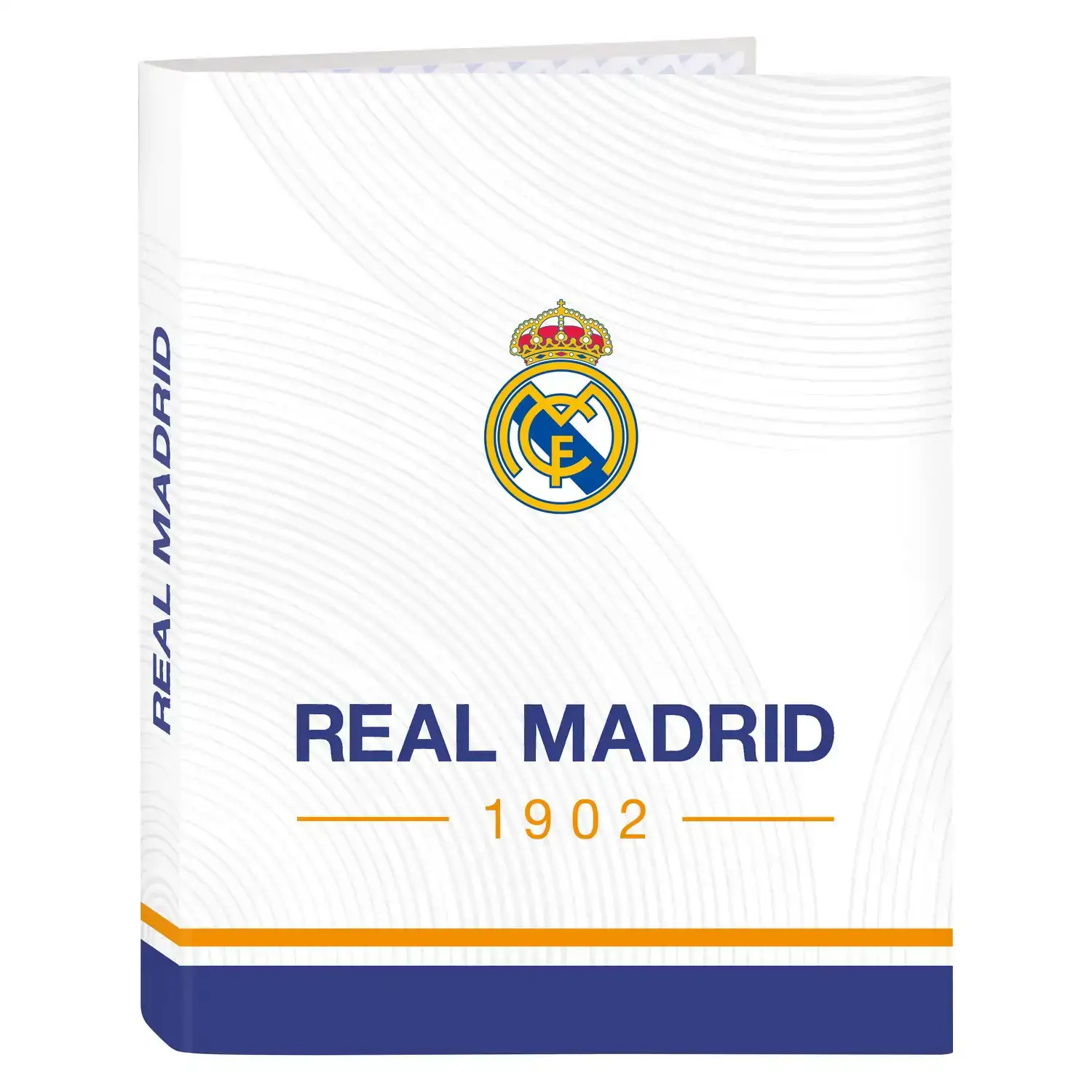 Reliure a anneaux real madrid c f bleu blanc a4 26 5 x 33 x 4 cm _3000. DIAYTAR COTE D'IVOIRE - Votre Source d'Inspiration Shopping. Parcourez nos rayons et trouvez des articles qui vous inspirent, que ce soit pour votre style, votre maison ou votre vie quotidienne.
