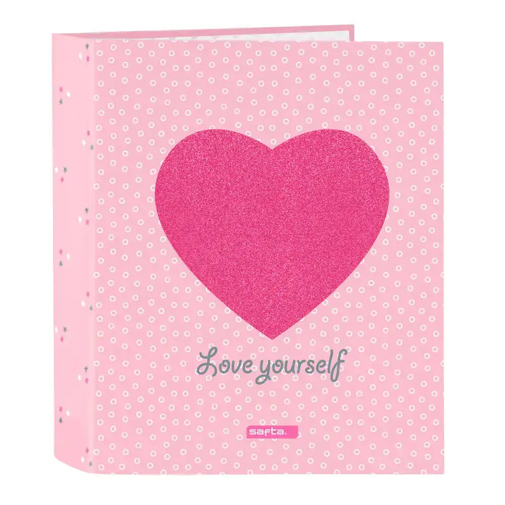 Reliure a anneaux safta love yourself rose a4 27 x 33 x 6 cm _9834. DIAYTAR COTE D'IVOIRE - Votre Destinée Shopping Personnalisée. Plongez dans notre boutique en ligne et créez votre propre expérience de shopping en choisissant parmi nos produits variés.