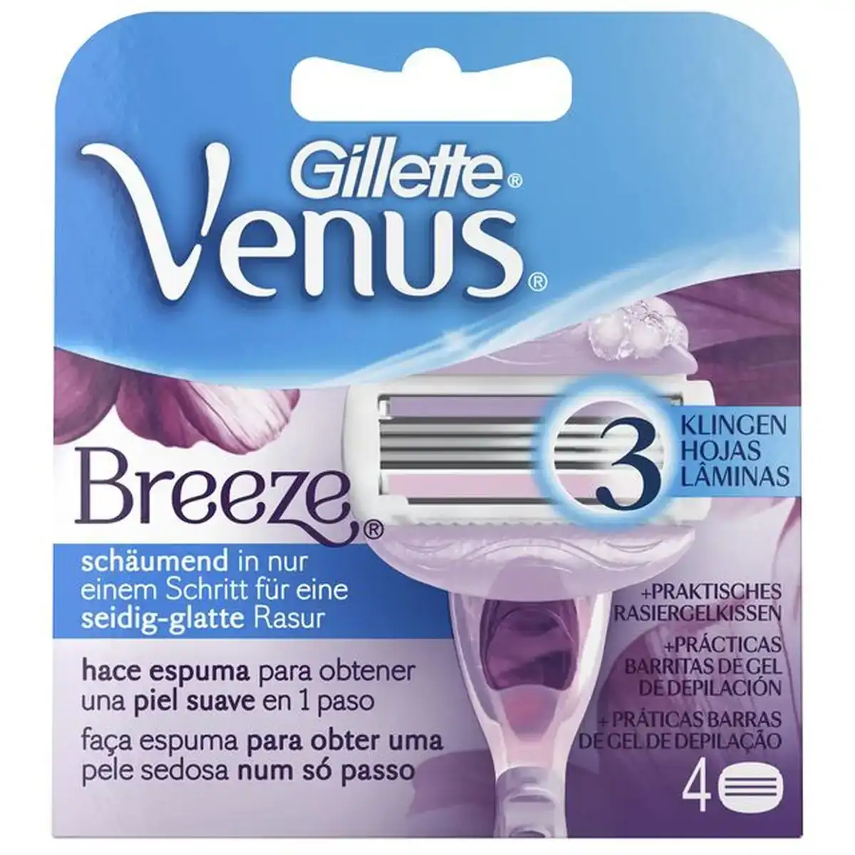 Remplacement de lame de rasoir gillette venus breeze 4 unites_4964. Découvrez DIAYTAR COTE D'IVOIRE - Votre Source de Produits Variés et un Service Exceptionnel. Parcourez nos catégories et bénéficiez d'un service client dévoué, prêt à vous guider à chaque étape.