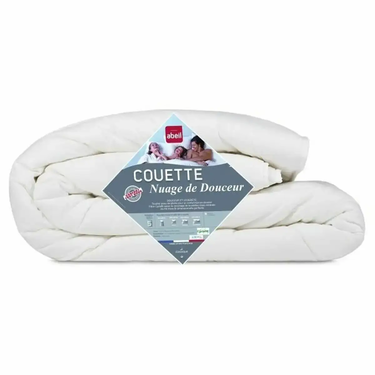 Remplissage de couette abeil cloud blanc 200 g m2 200 x 200 cm_5266. DIAYTAR COTE D'IVOIRE - Là où la Beauté Rencontre la Fonctionnalité. Parcourez notre sélection pour trouver des produits qui allient esthétique et praticité, pour un quotidien sublimé.