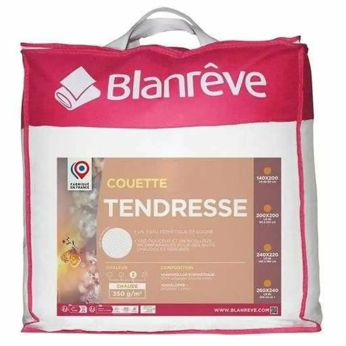 Remplissage de couette blanreve blanc 240 x 220 cm_8685. DIAYTAR COTE D'IVOIRE - Où Votre Shopping Prend Vie. Explorez notre boutique en ligne pour trouver des articles qui vous ressemblent et qui ajoutent de l'éclat à votre quotidien.