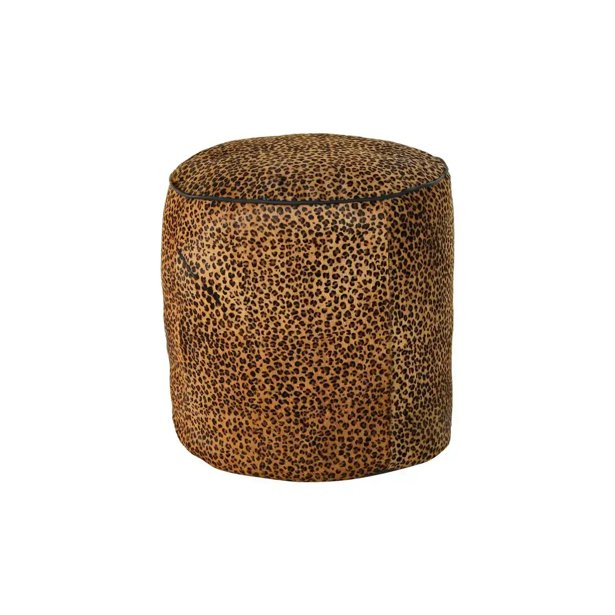 Repose pied dkd home decor 46 x 46 x 50 cm noir marron leopard colonial_4274. DIAYTAR COTE D'IVOIRE - Votre Destination pour un Shopping Éclairé. Parcourez notre boutique en ligne pour découvrir des produits de qualité qui embelliront votre quotidien.
