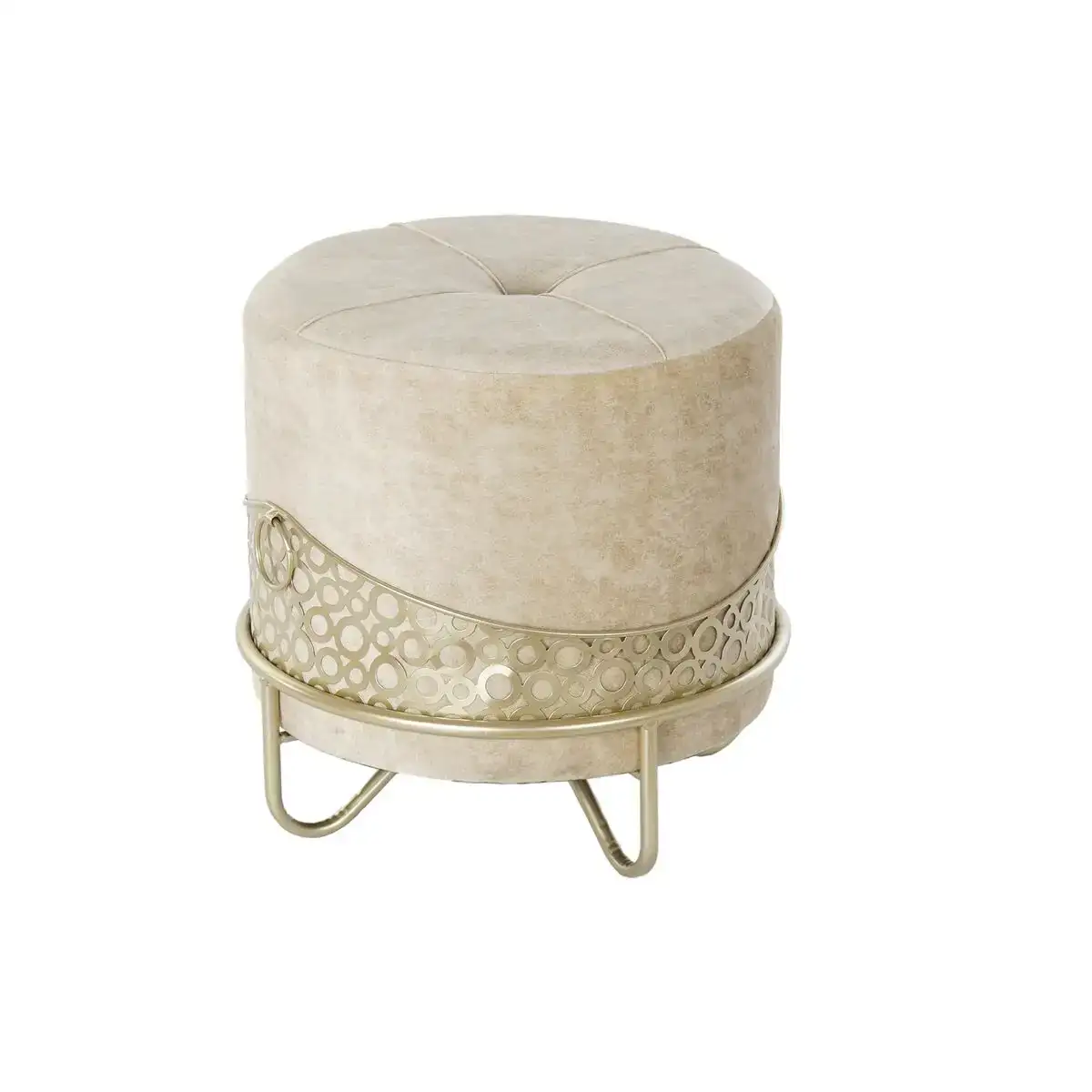 Repose pied dkd home decor beige dore metal 43 x 43 x 43 cm_9920. Découvrez DIAYTAR COTE D'IVOIRE - Où l'Élégance Rencontre la Variété. Parcourez notre collection et trouvez des trésors cachés qui ajoutent une touche de sophistication à votre vie quotidienne.
