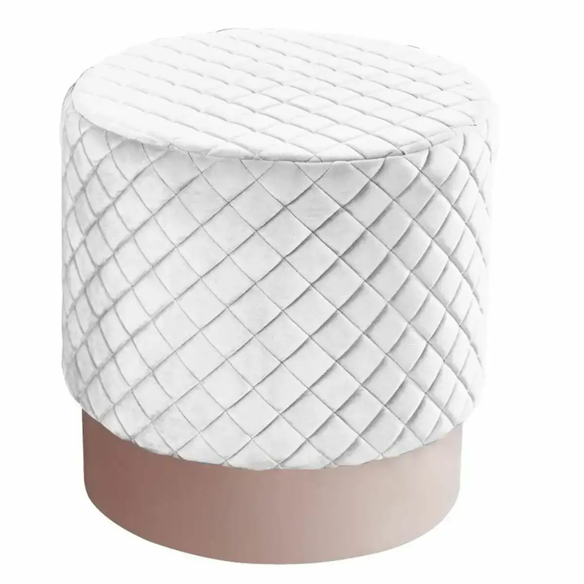 Repose pied dkd home decor blanc polyester bois mdf 41 x 41 x 41 cm _9928. DIAYTAR COTE D'IVOIRE - Votre Portail vers l'Extraordinaire. Parcourez nos collections et découvrez des produits qui vous emmènent au-delà de l'ordinaire, créant une expérience de shopping mémorable.