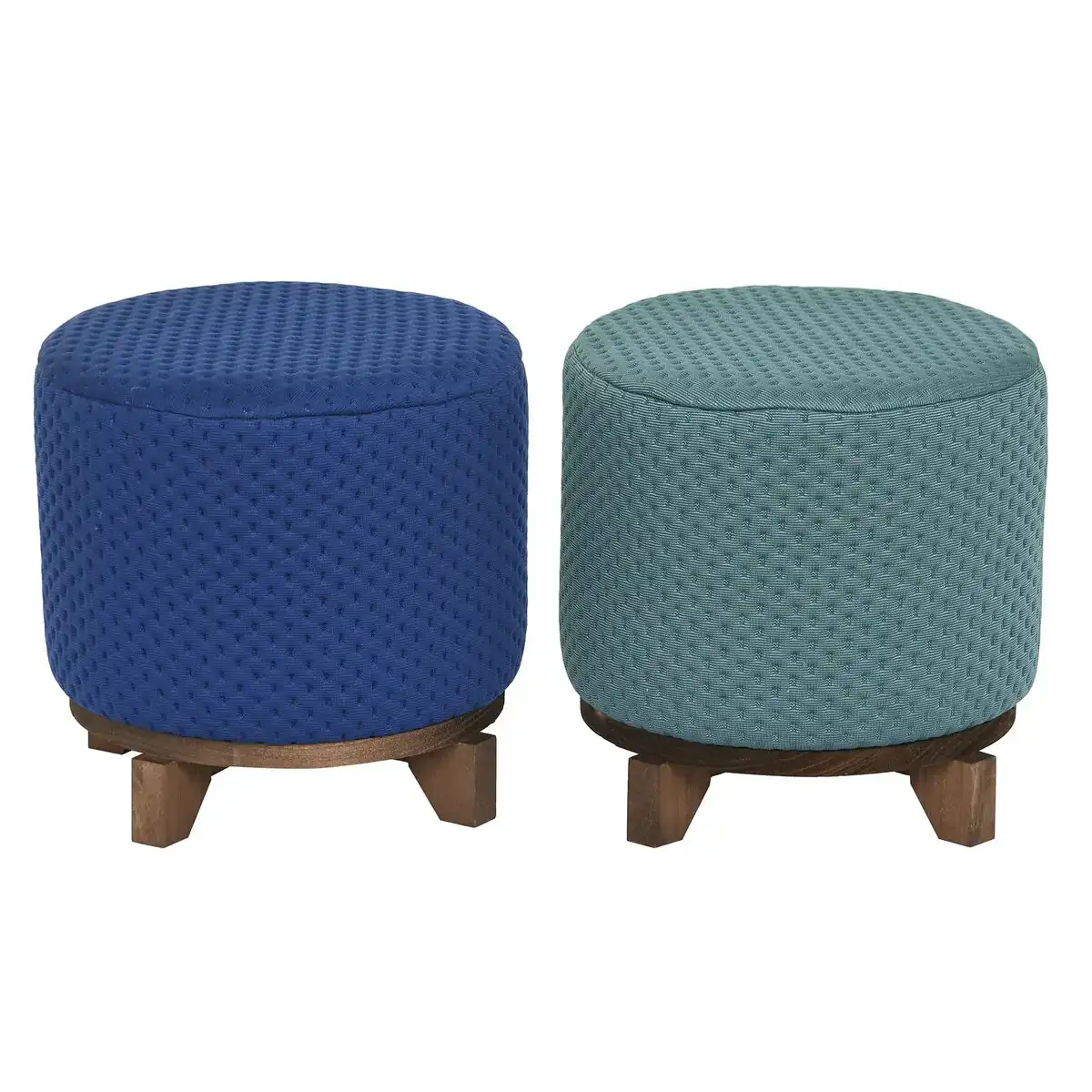 Repose pied dkd home decor bois 30 x 30 x 30 cm vert blue marine 2 unites _5538. DIAYTAR COTE D'IVOIRE - Votre Boutique en Ligne, Votre Identité. Naviguez à travers notre plateforme et choisissez des articles qui expriment qui vous êtes et ce que vous chérissez.