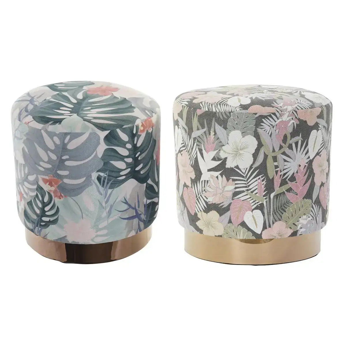 Repose pied dkd home decor metal bois multicouleur tropical 35 x 35 x 35 cm 2 unites _2331. DIAYTAR COTE D'IVOIRE - Votre Marché Virtuel au Côte d'Ivoire. Parcourez notre boutique en ligne pour trouver des trésors cachés, des articles indispensables du quotidien aux joyaux artistiques.