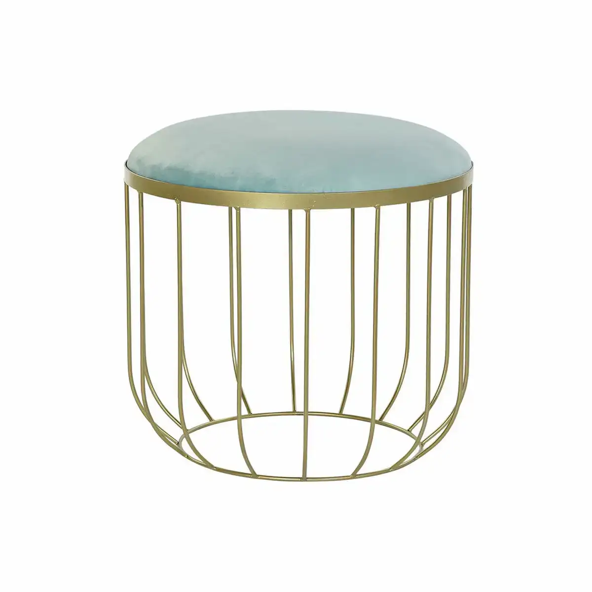 Repose pied dkd home decor polyester metal dore bleu ciel 46 x 46 x 43 cm _3592. DIAYTAR COTE D'IVOIRE - Où Chaque Détail Compte. Parcourez nos produits soigneusement sélectionnés et choisissez des articles qui correspondent à votre style et à vos valeurs.