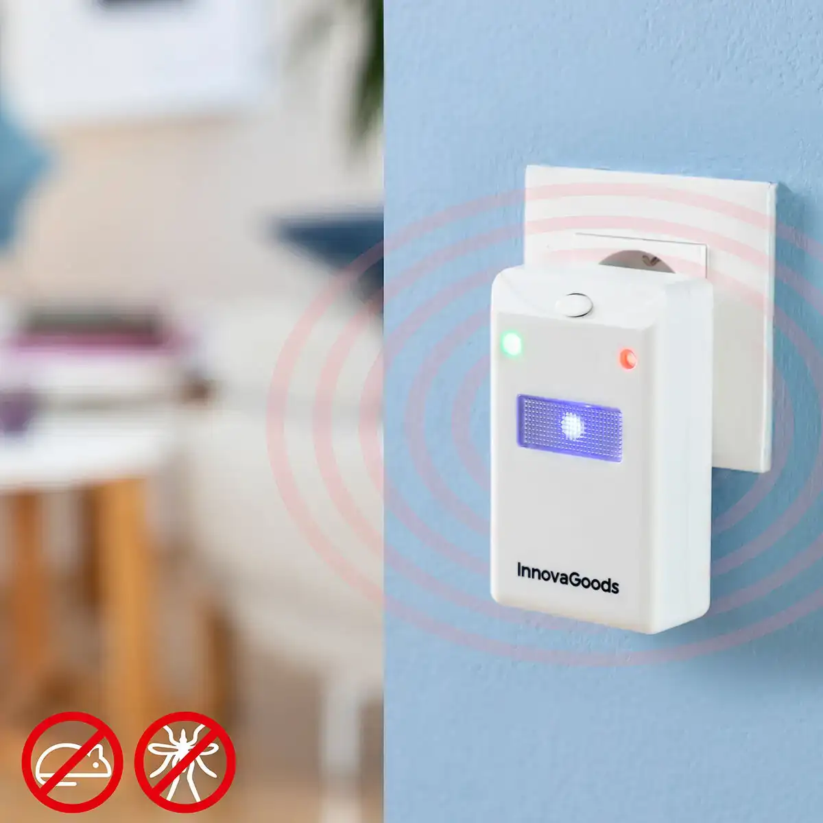 Repulsif contre les insectes et rongeurs avec led killekt innovagoods_9041. Entrez dans l'Univers de DIAYTAR COTE D'IVOIRE - Où Choisir est un Voyage. Explorez notre gamme diversifiée et trouvez des articles qui répondent à tous vos besoins et envies.