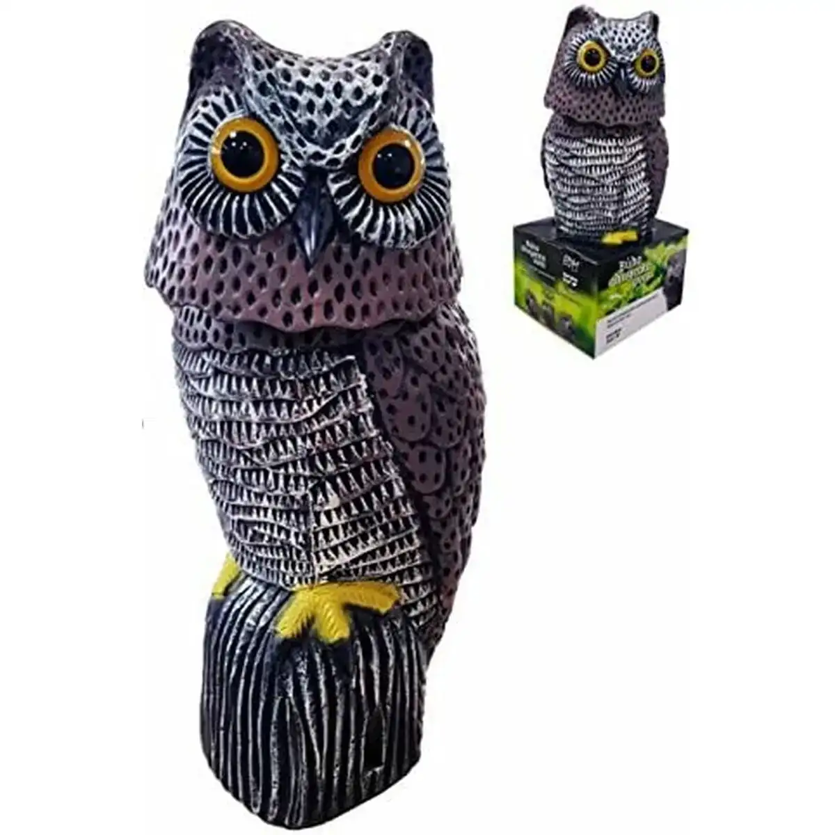 Repulsif edm hibou oiseaux o 19 x 40 cm polypropylene_3003. DIAYTAR COTE D'IVOIRE - Votre Destination Shopping d'Exception. Parcourez nos rayons virtuels et choisissez des produits qui incarnent l'excellence et la diversité.