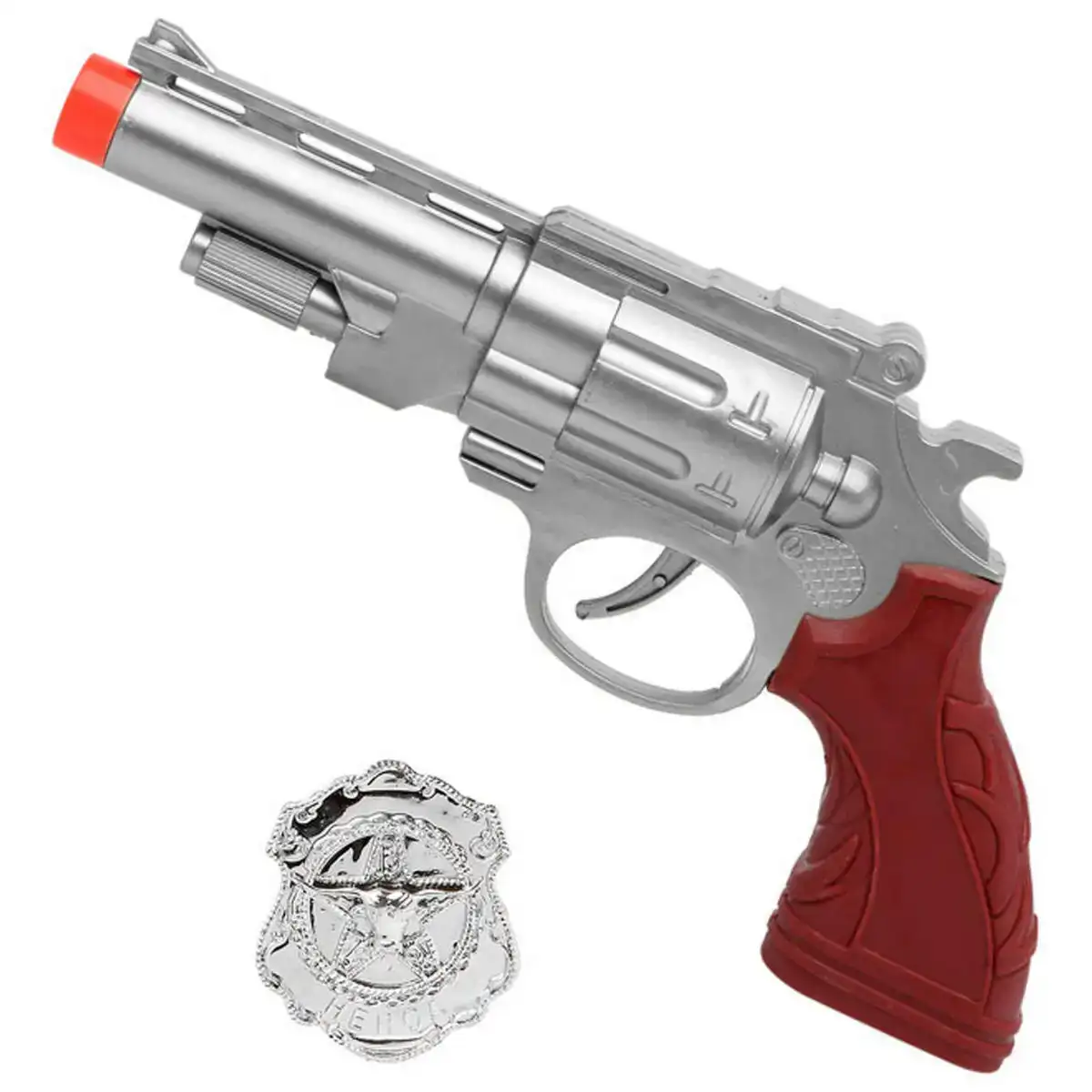Revolver police_9561. DIAYTAR COTE D'IVOIRE - L'Art de Vivre en Couleurs. Découvrez notre boutique en ligne et trouvez des produits qui ajoutent une palette vibrante à votre quotidien.