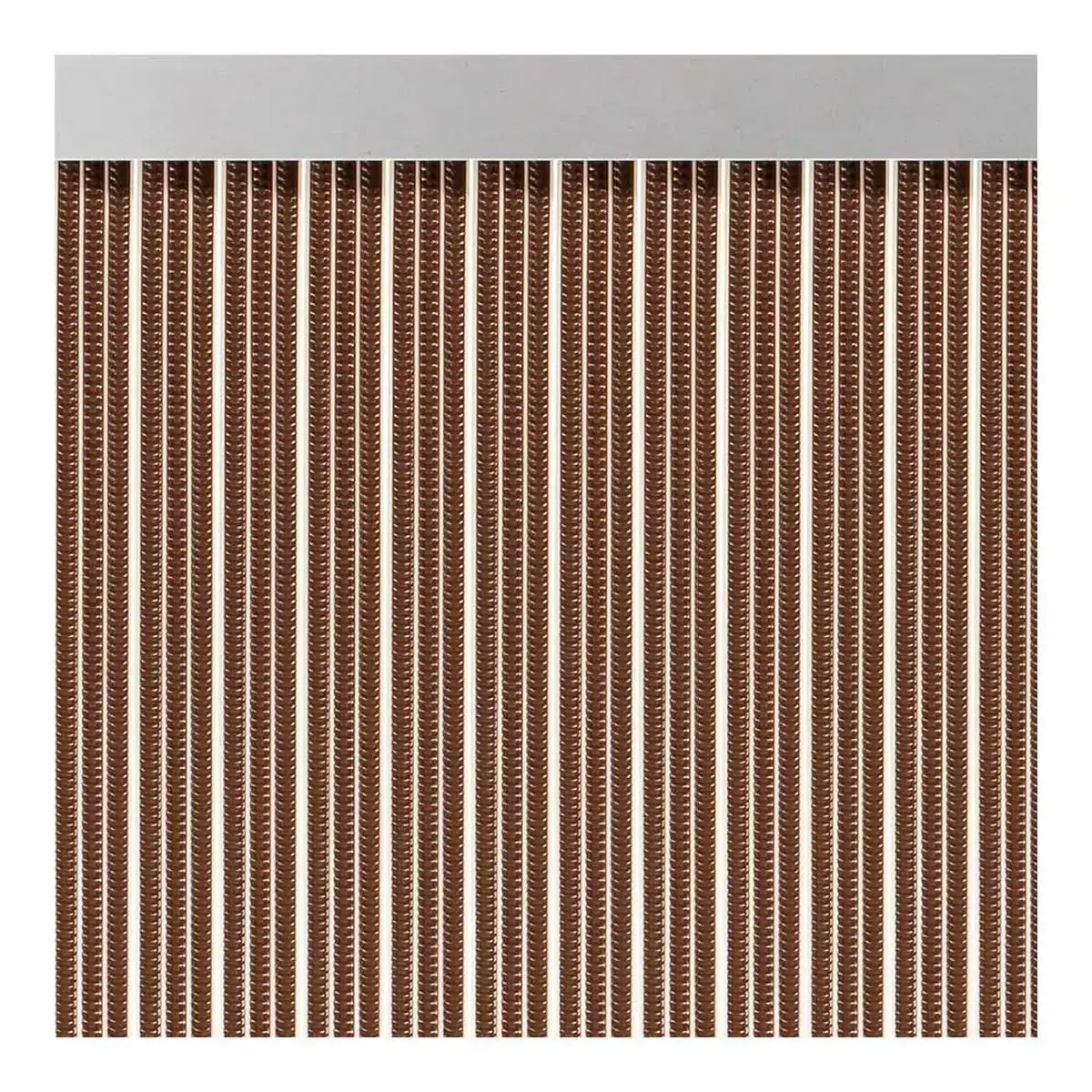 Rideau acudam s 350 portes marron exterieur pvc aluminium bandes 90 x 210 cm_1861. DIAYTAR COTE D'IVOIRE - Où Choisir Devient une Découverte. Explorez notre boutique en ligne et trouvez des articles qui vous surprennent et vous ravissent à chaque clic.