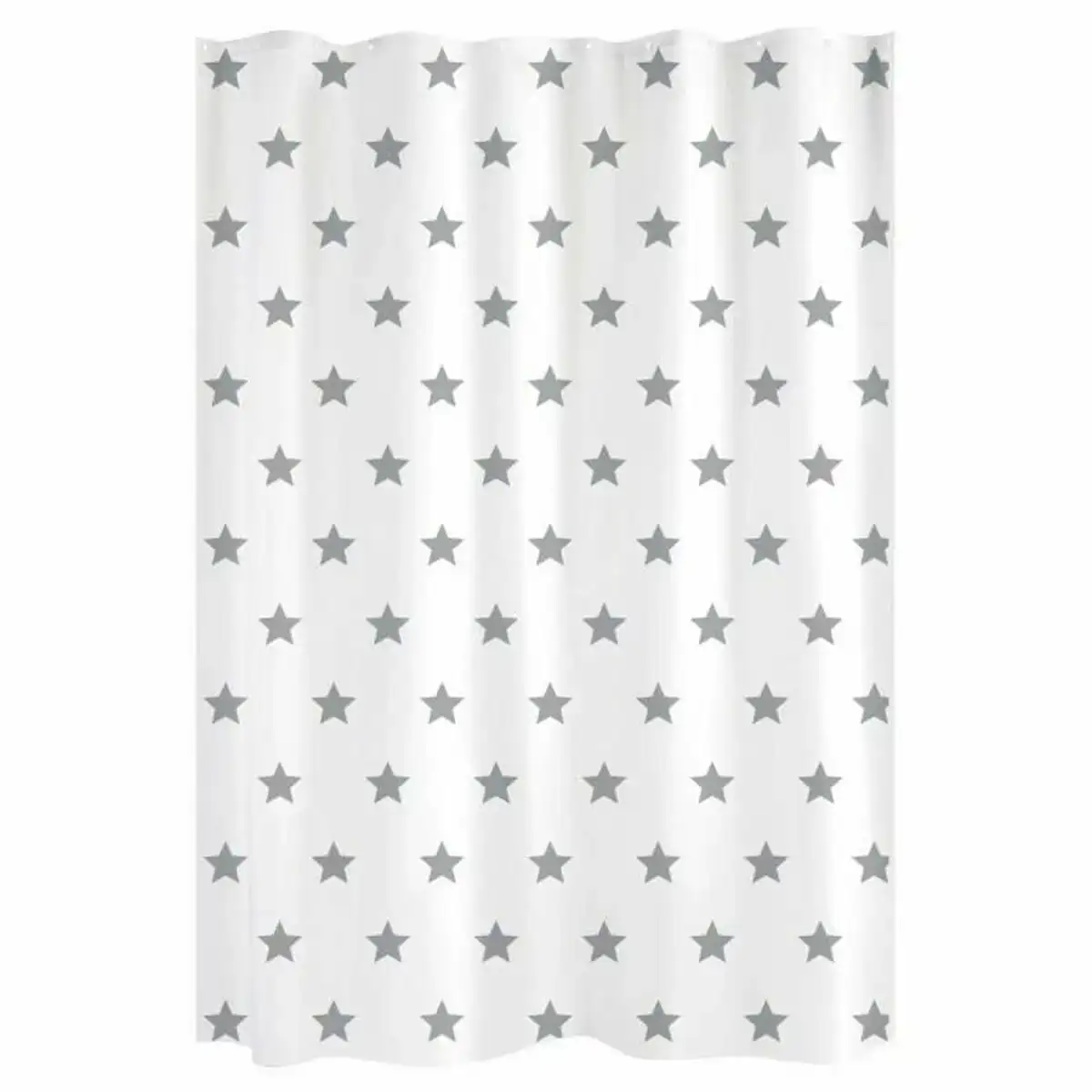 Rideau de douche gelco etoiles gris blanc 180 x 200 cm_1510. Entrez dans l'Univers de DIAYTAR COTE D'IVOIRE - Où Chaque Produit est une Découverte. Explorez notre gamme variée et trouvez des articles qui vous surprennent et vous inspirent.