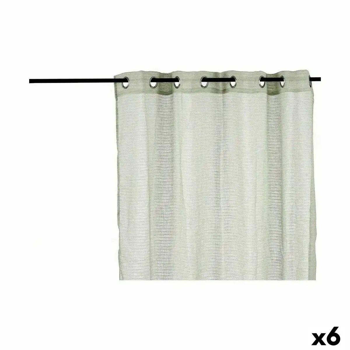 Rideau vert 140 x 0 1 x 260 cm 6 unites _2222. DIAYTAR COTE D'IVOIRE - L'Art de Choisir, l'Art de Vivre. Explorez notre univers de produits soigneusement sélectionnés pour vous offrir une expérience shopping riche et gratifiante.