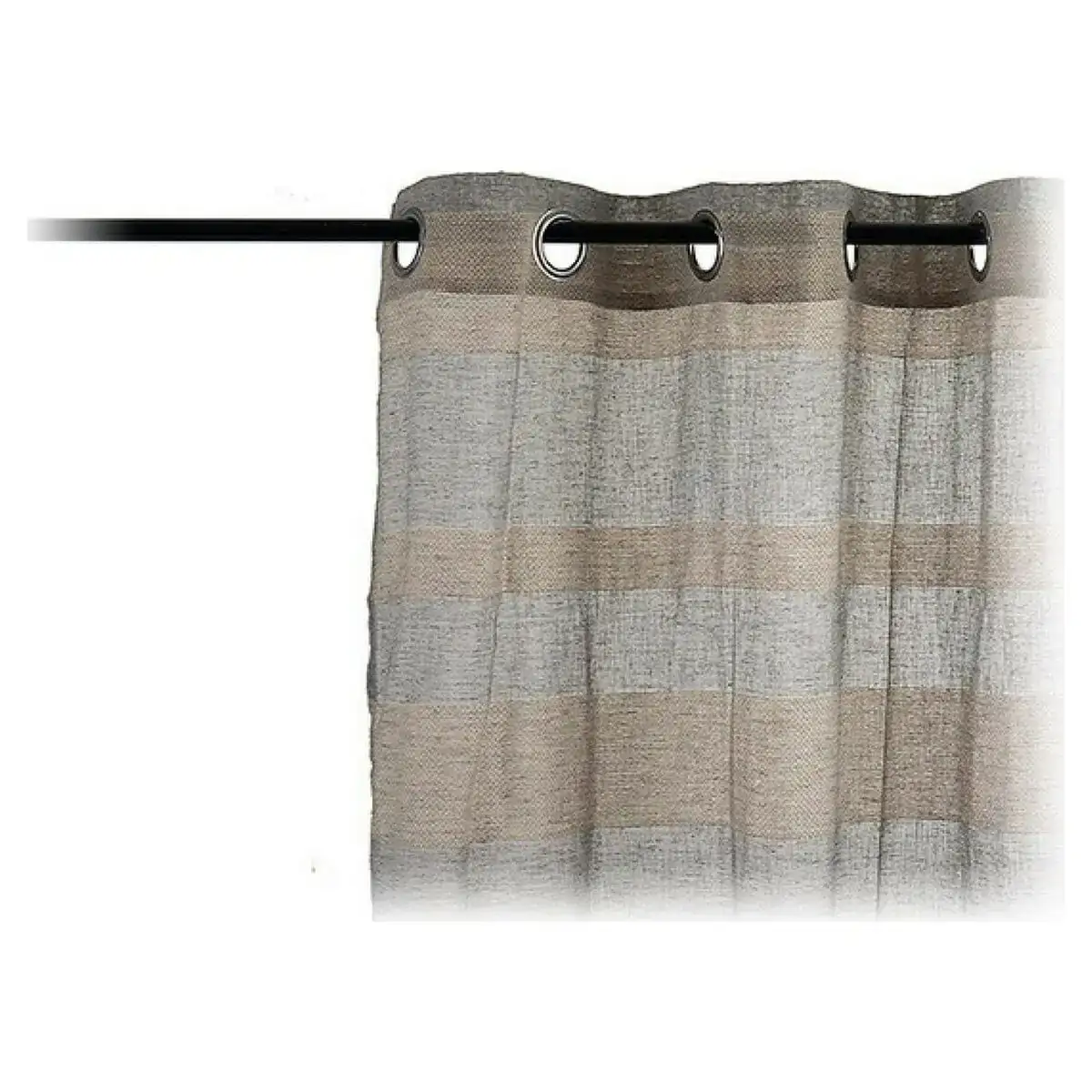 Rideaux 140 x 0 1 x 260 cm gris beige_9213. Entrez dans l'Univers de DIAYTAR COTE D'IVOIRE - Où Choisir est un Plaisir. Explorez notre gamme variée et trouvez des articles qui parlent à votre cœur et à votre style.