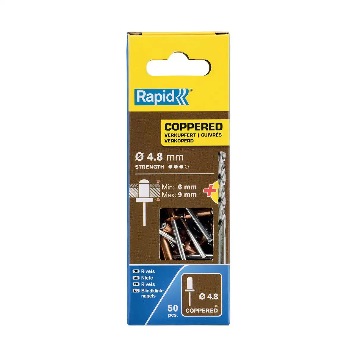 Rivets rapid 5001467 meche o 4 8 x 12 mm cuivre aluminium 50 unites _8966. DIAYTAR COTE D'IVOIRE - Votre Passage vers le Chic et l'Élégance. Naviguez à travers notre boutique en ligne pour trouver des produits qui ajoutent une touche sophistiquée à votre style.