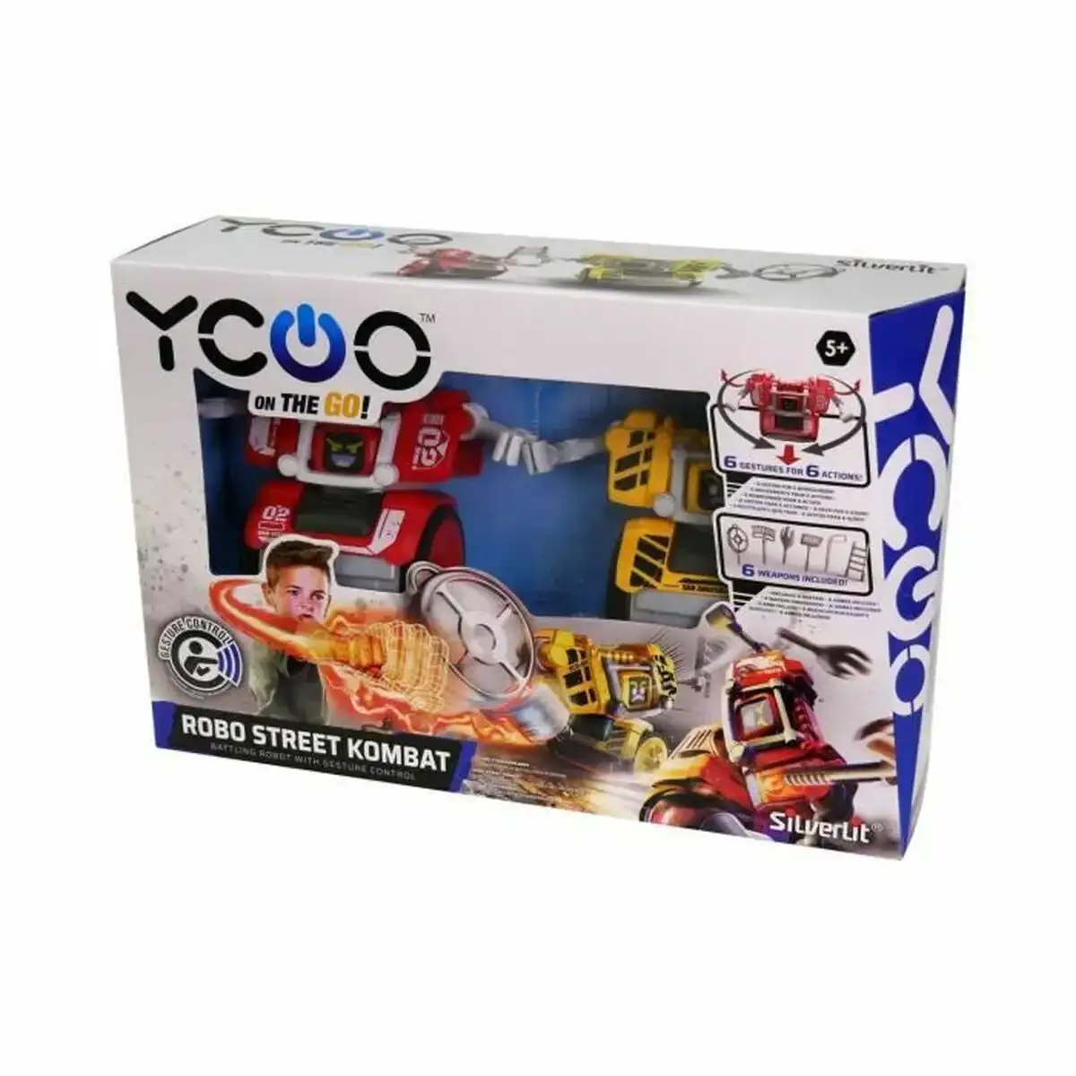 Robot interactif silverlit ycoo street kombat avec son lumiere led_7096. DIAYTAR COTE D'IVOIRE - Votre Passage vers l'Éclat et la Beauté. Explorez notre boutique en ligne et trouvez des produits qui subliment votre apparence et votre espace.