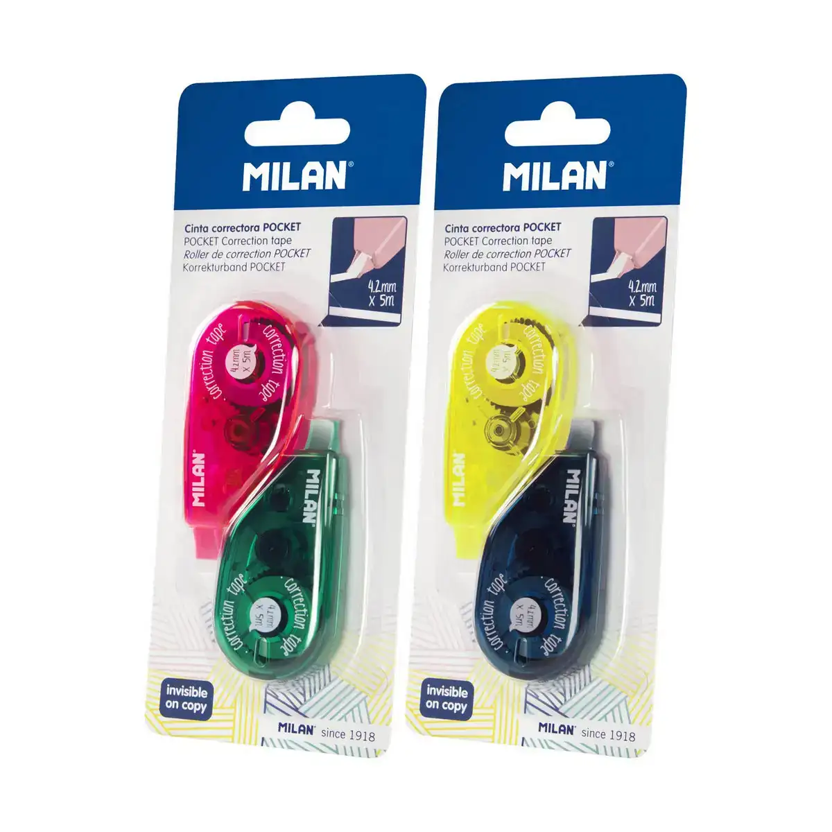 Roller correcteur milan_1296. DIAYTAR COTE D'IVOIRE - Où Chaque Achat Raconte une Histoire. Parcourez notre boutique en ligne pour trouver des articles qui évoquent le savoir-faire et la tradition du Côte d'Ivoire.