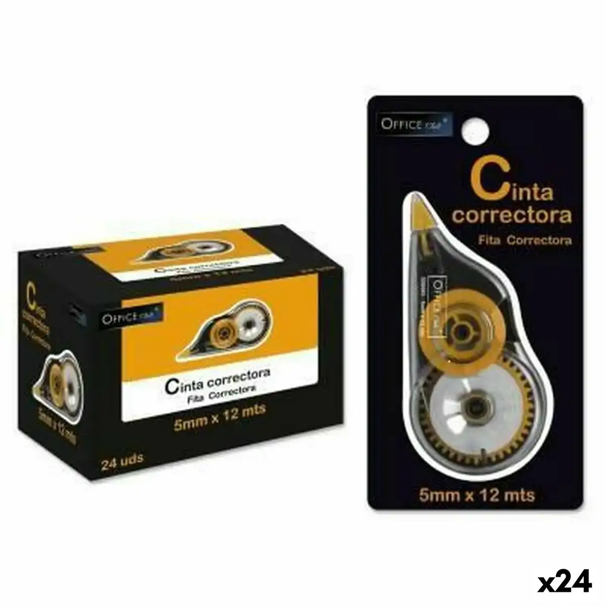 Roller correcteur office club 5 mm 24 unites_4058. DIAYTAR COTE D'IVOIRE - Votre Passage vers l'Exceptionnel. Naviguez à travers notre sélection minutieuse et découvrez des articles qui apportent une touche spéciale à chaque instant de votre vie.