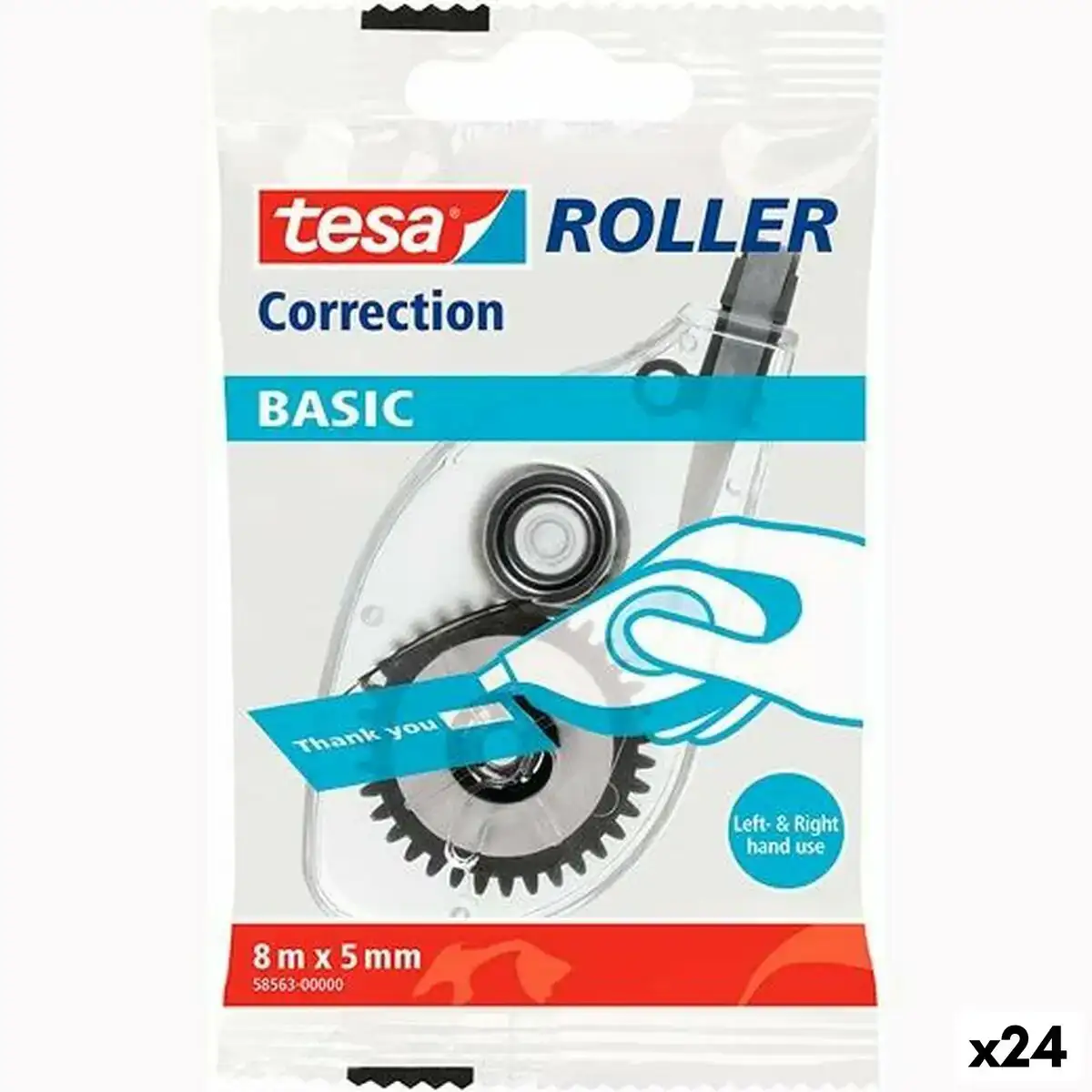 Roller correcteur tesa basic blanc 24 unites 5 mm x 8 m _1373. DIAYTAR COTE D'IVOIRE - Votre Plateforme pour un Shopping Inspiré. Explorez nos offres variées et découvrez des articles qui stimulent votre créativité et embellissent votre vie.