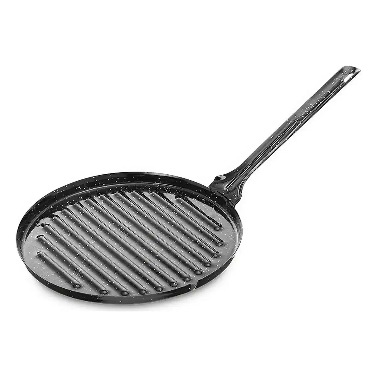 Rotissoire vaello ronde noir acier emaille o 24 cm _9138. DIAYTAR COTE D'IVOIRE - Là où Choisir est un Acte d'Amour pour le Côte d'Ivoire. Explorez notre gamme et choisissez des produits qui célèbrent la culture et l'artisanat du pays.