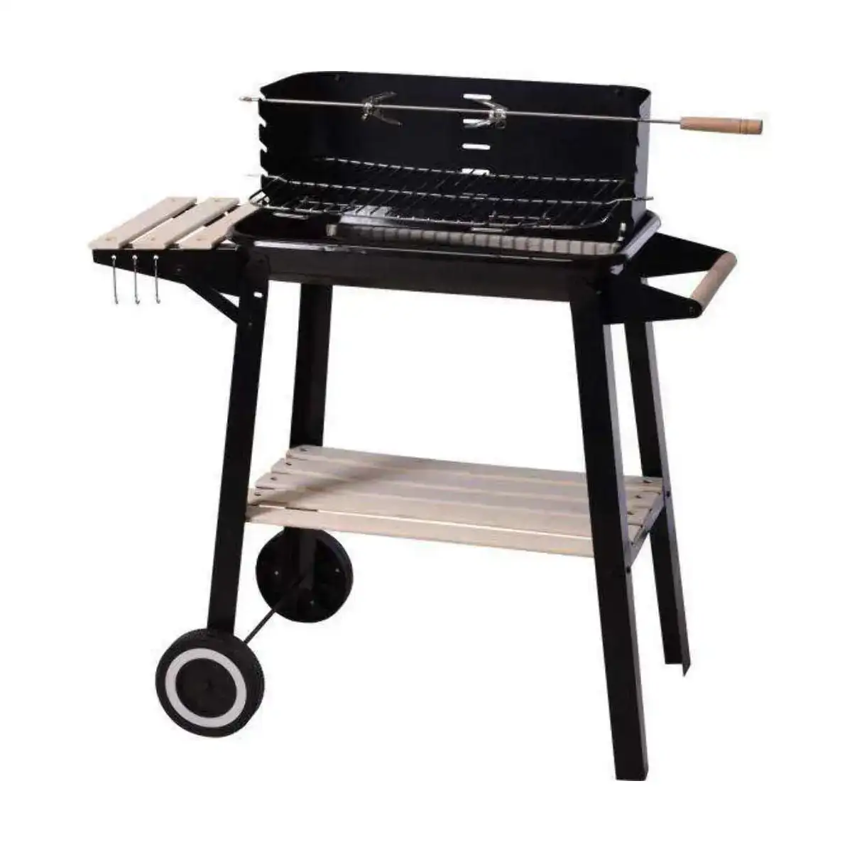 Roues de barbecue au charbon de bois 54 x 34 x 6 5 cm _7511. Entrez dans l'Univers de DIAYTAR COTE D'IVOIRE - Où Chaque Produit est une Découverte. Explorez notre gamme variée et trouvez des articles qui vous surprennent et vous inspirent.