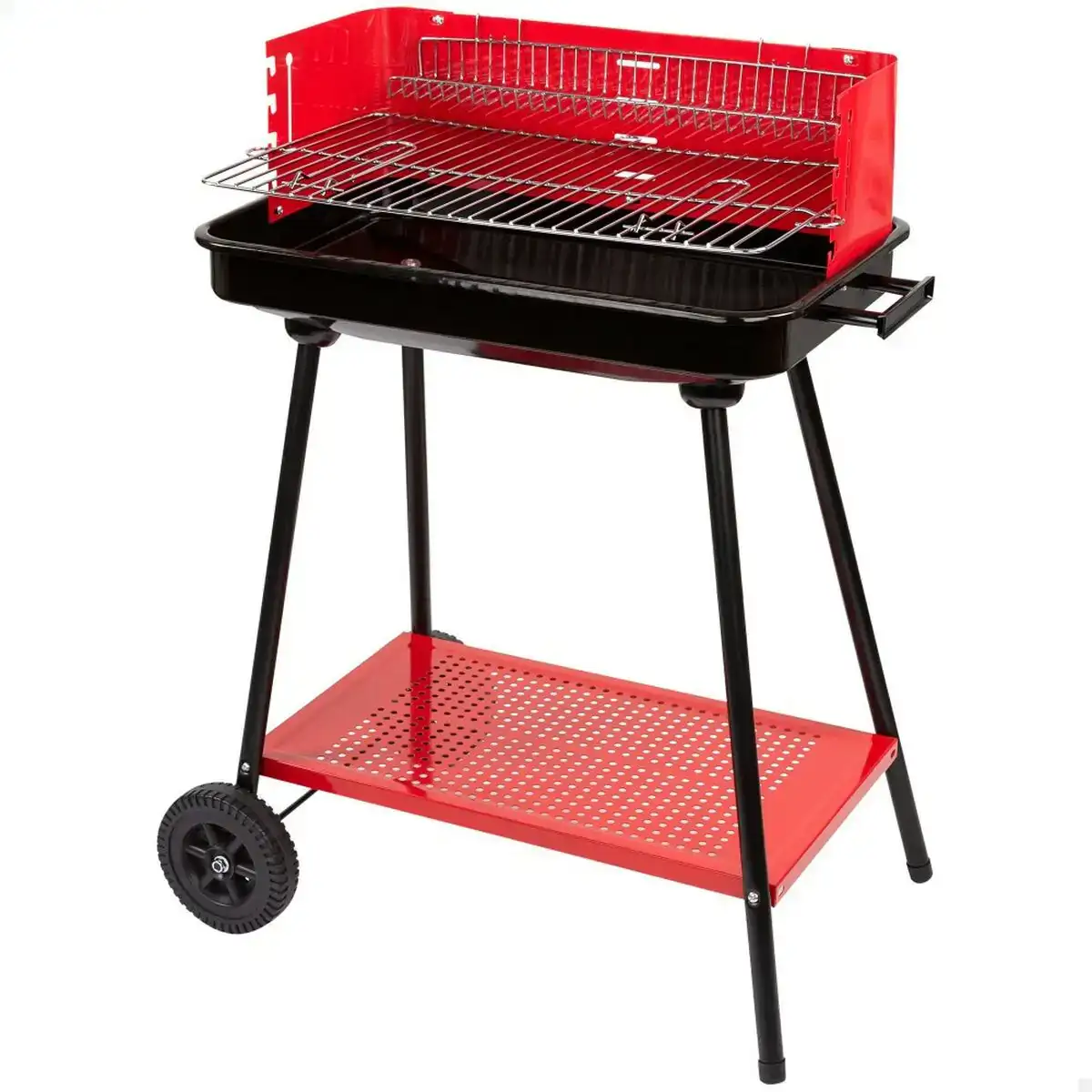 Roues de barbecue au charbon de bois aktive rouge 66 x 85 x 44 cm_6044. DIAYTAR COTE D'IVOIRE - Votre Destination pour un Shopping Inégalé. Naviguez à travers notre sélection minutieuse pour trouver des produits qui répondent à tous vos besoins.