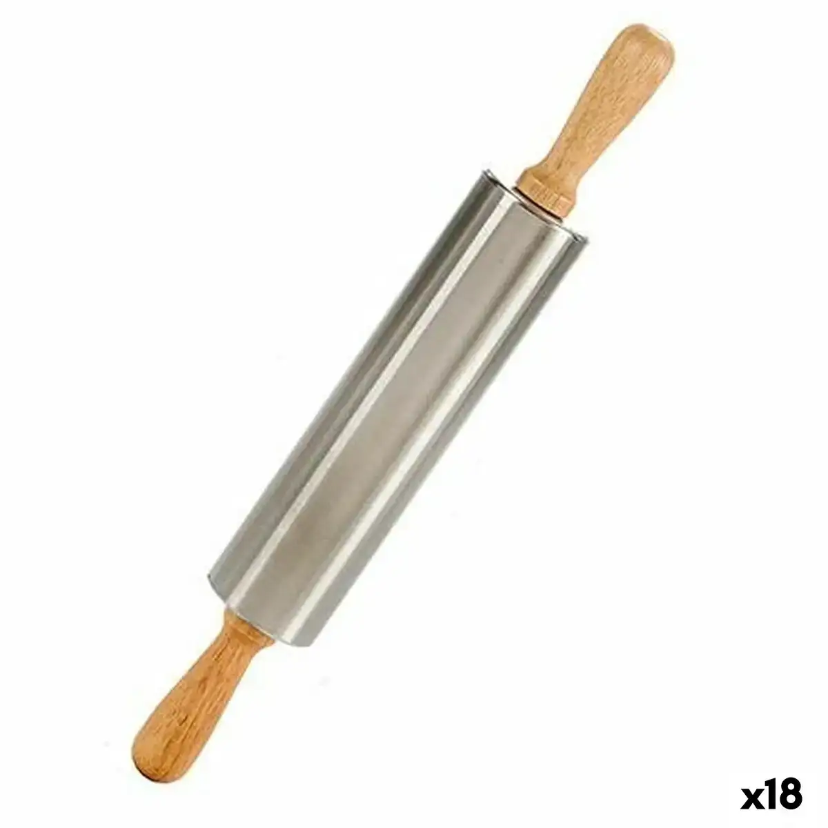 Rouleau a patisserie acier 36 5 x 36 5 x 5 cm_2739. DIAYTAR COTE D'IVOIRE - Où la Qualité est Notre Engagement. Explorez notre boutique en ligne pour découvrir des produits conçus pour vous apporter satisfaction et plaisir.