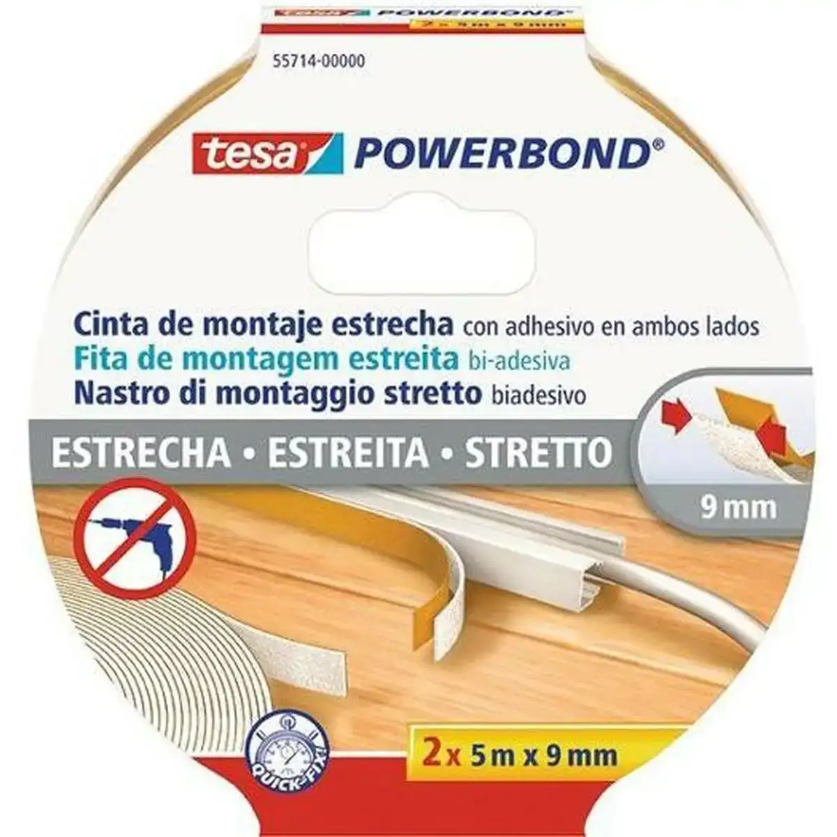 Ruban adhesif double face tesa 9 mm x 5 m transparent_2653. Entrez dans l'Univers de DIAYTAR COTE D'IVOIRE - Où Chaque Produit a son Éclat Unique. Explorez notre gamme variée et choisissez des articles qui illuminent votre quotidien.