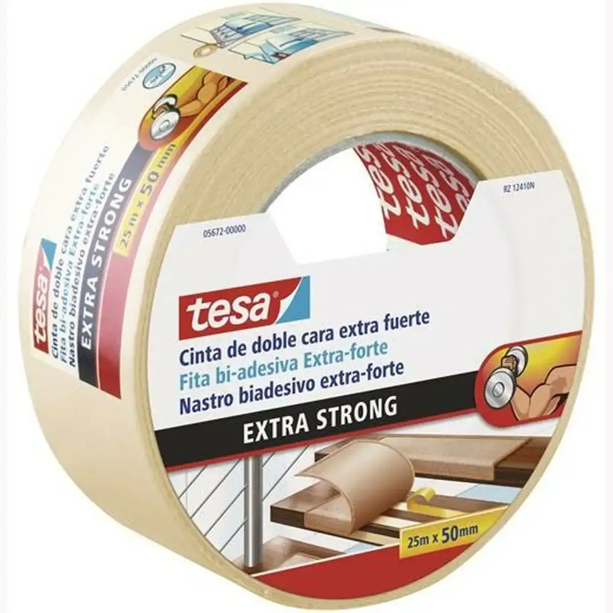 Ruban adhesif double face tesa beige_4395. DIAYTAR COTE D'IVOIRE - L'Art de Magasiner sans Frontières. Parcourez notre vaste sélection d'articles et trouvez tout ce dont vous avez besoin, du chic à l'authentique, du moderne au traditionnel.